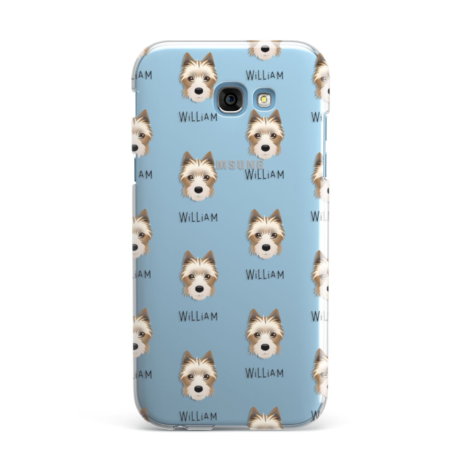 Yorkie Russell Icon with Name Samsung Galaxy A7 2017 Case