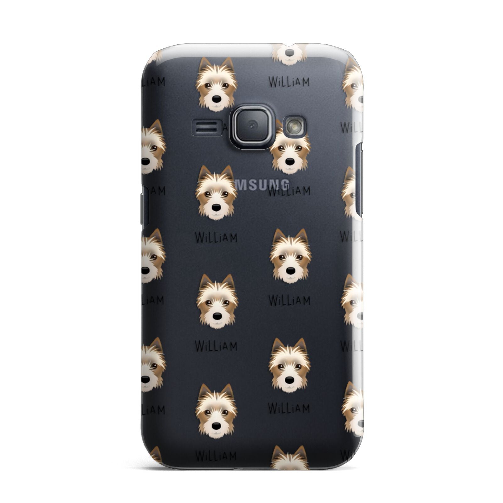 Yorkie Russell Icon with Name Samsung Galaxy J1 2016 Case