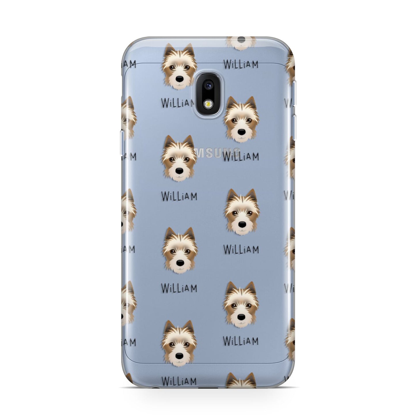 Yorkie Russell Icon with Name Samsung Galaxy J3 2017 Case
