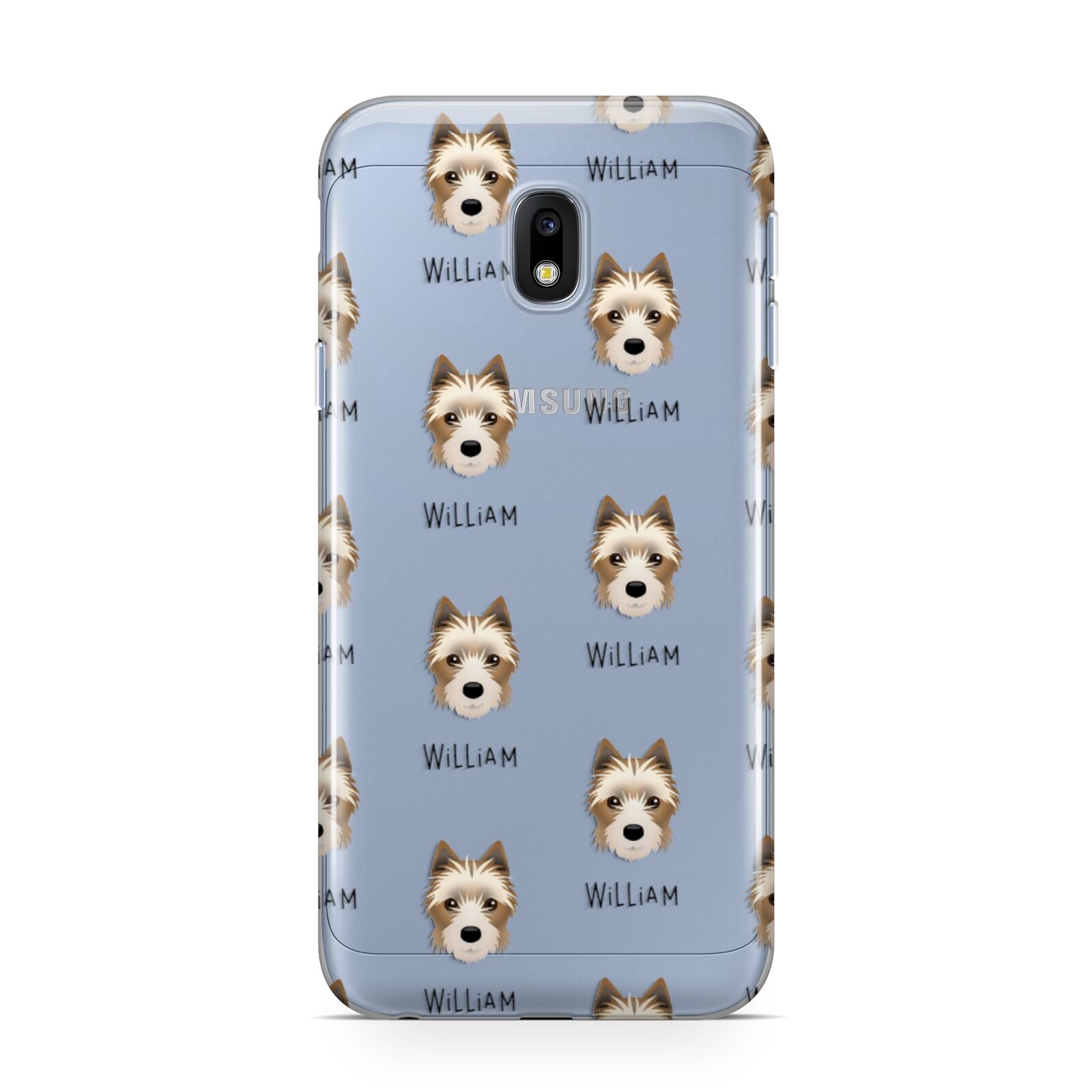 Yorkie Russell Icon with Name Samsung Galaxy J3 2017 Case