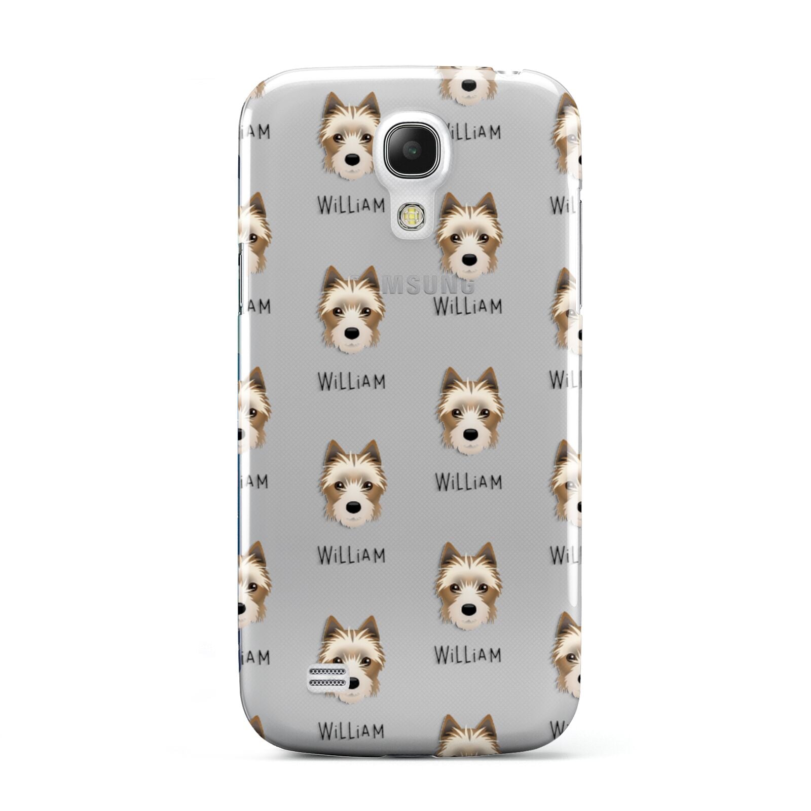 Yorkie Russell Icon with Name Samsung Galaxy S4 Mini Case