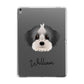 Yorkipoo Personalised Apple iPad Grey Case