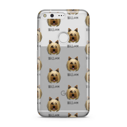 Yorkshire Terrier Icon with Name Google Pixel Case