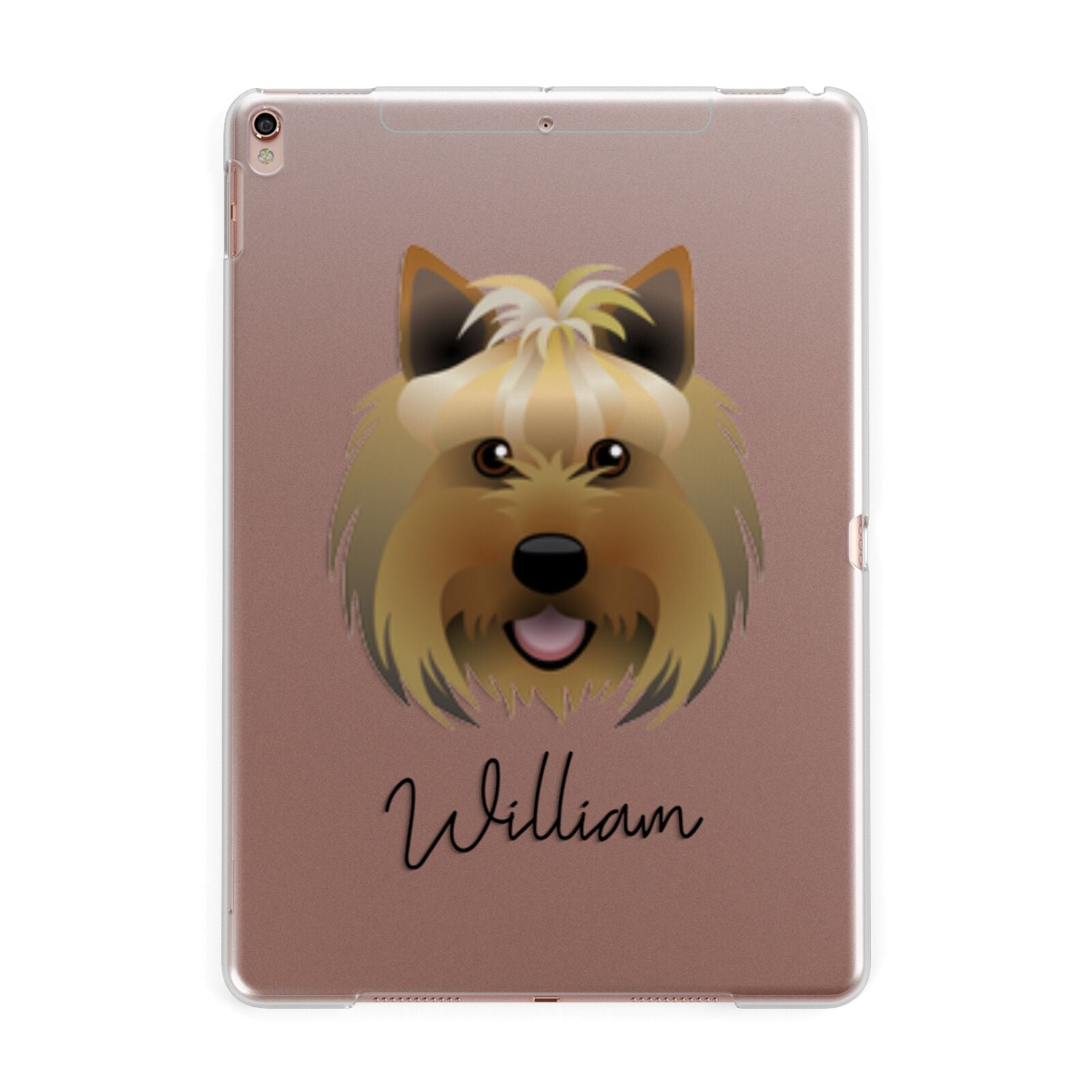 Yorkshire Terrier Personalised iPad Case Dyefor