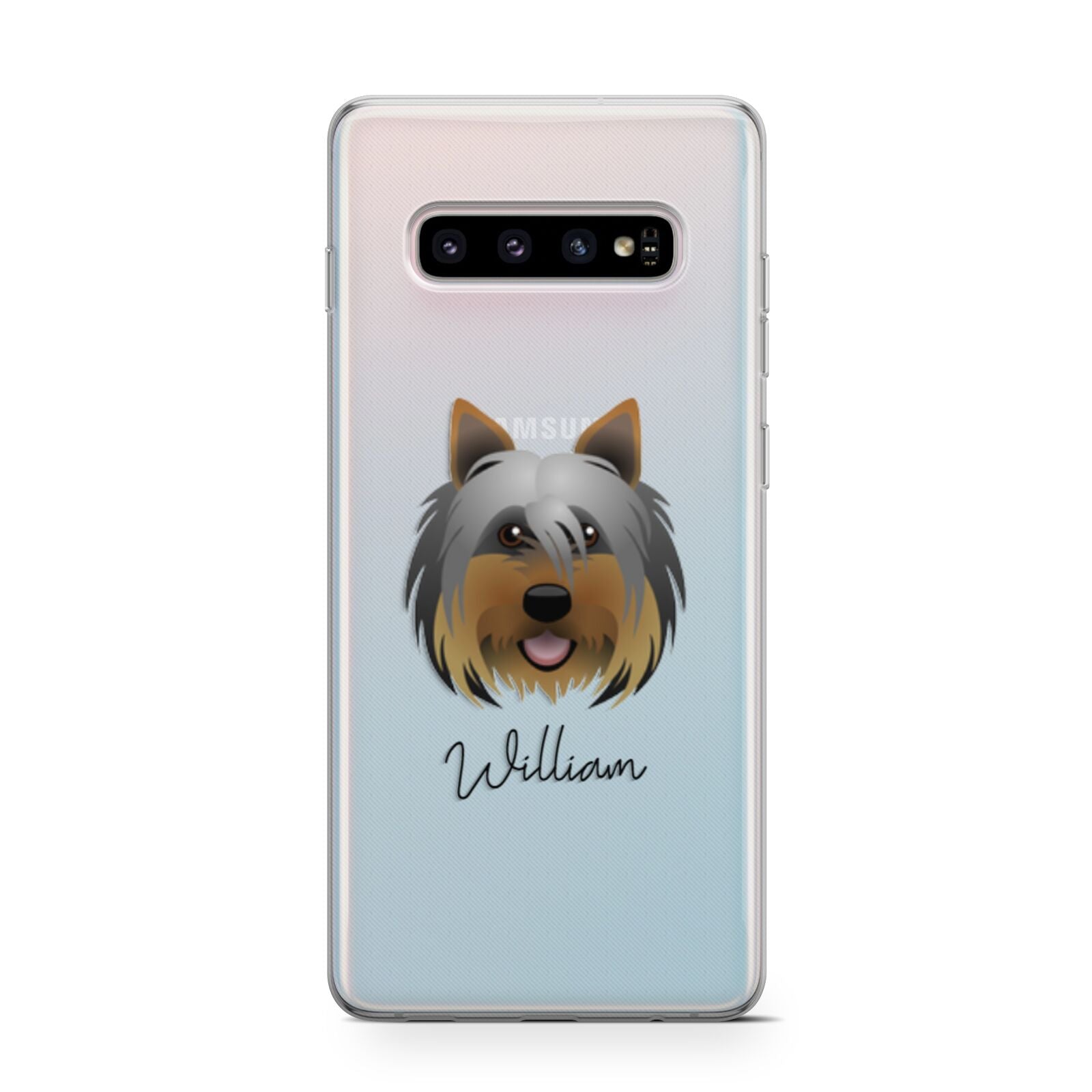 Yorkshire Terrier Personalised Samsung Galaxy S10 Case