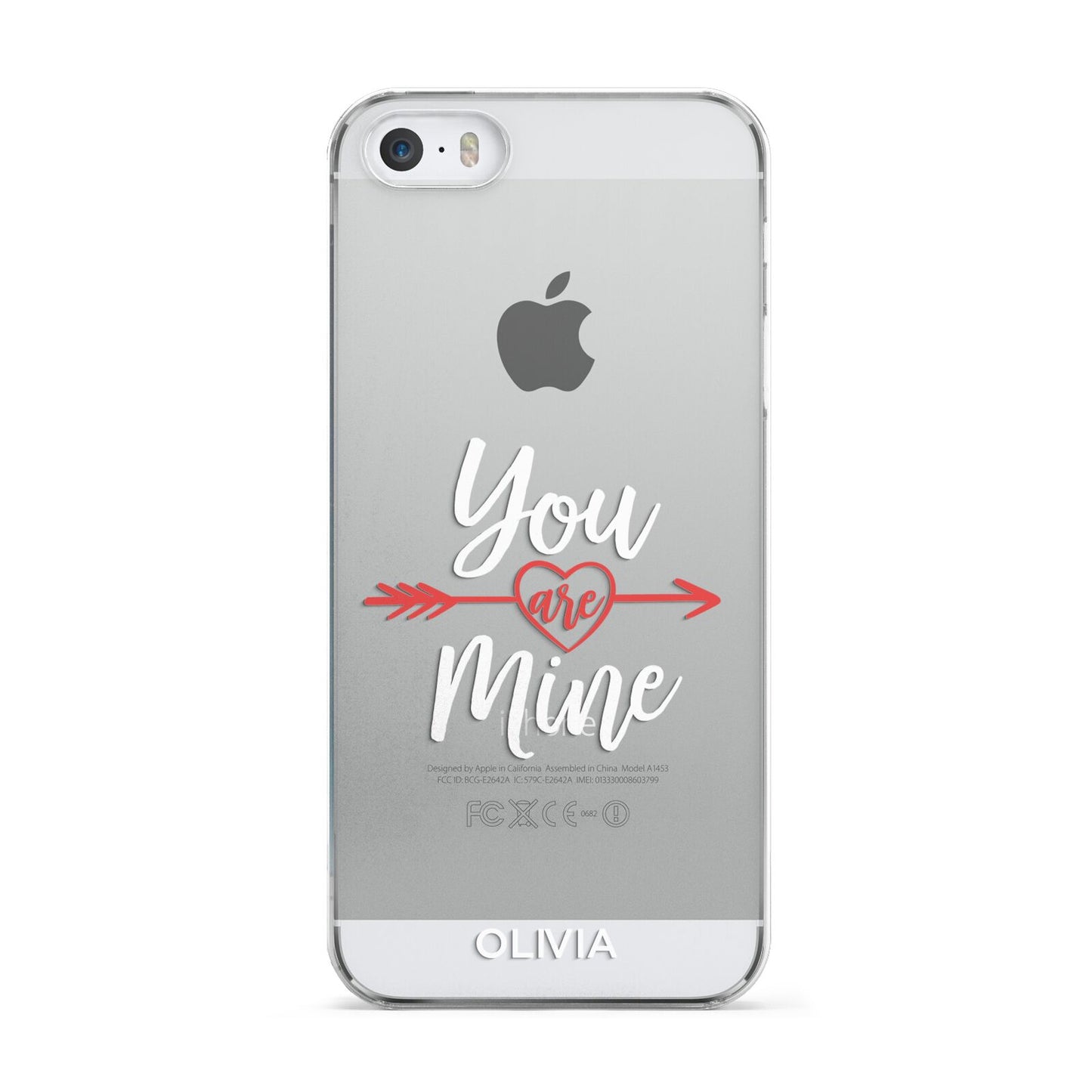 You Are Mine Personalised Apple iPhone 5 Case