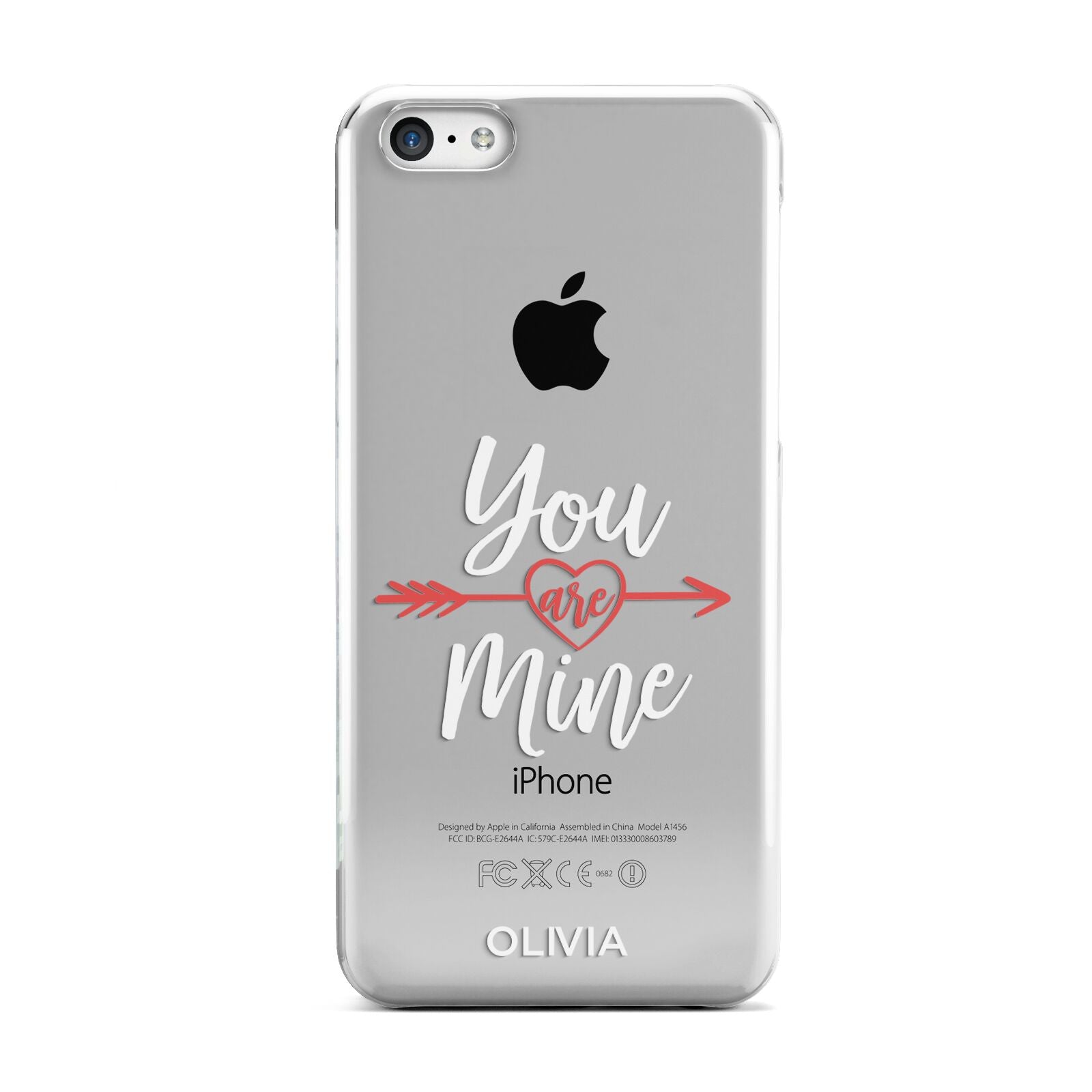 You Are Mine Personalised Apple iPhone 5c Case