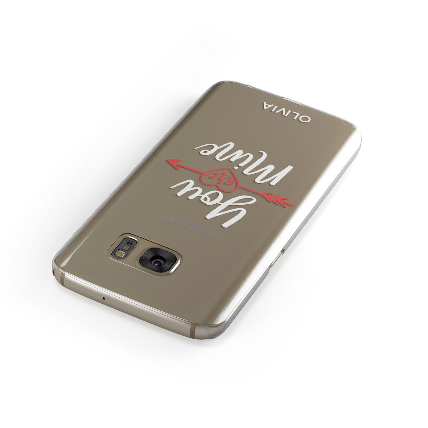 You Are Mine Personalised Samsung Galaxy Case Front Close Up