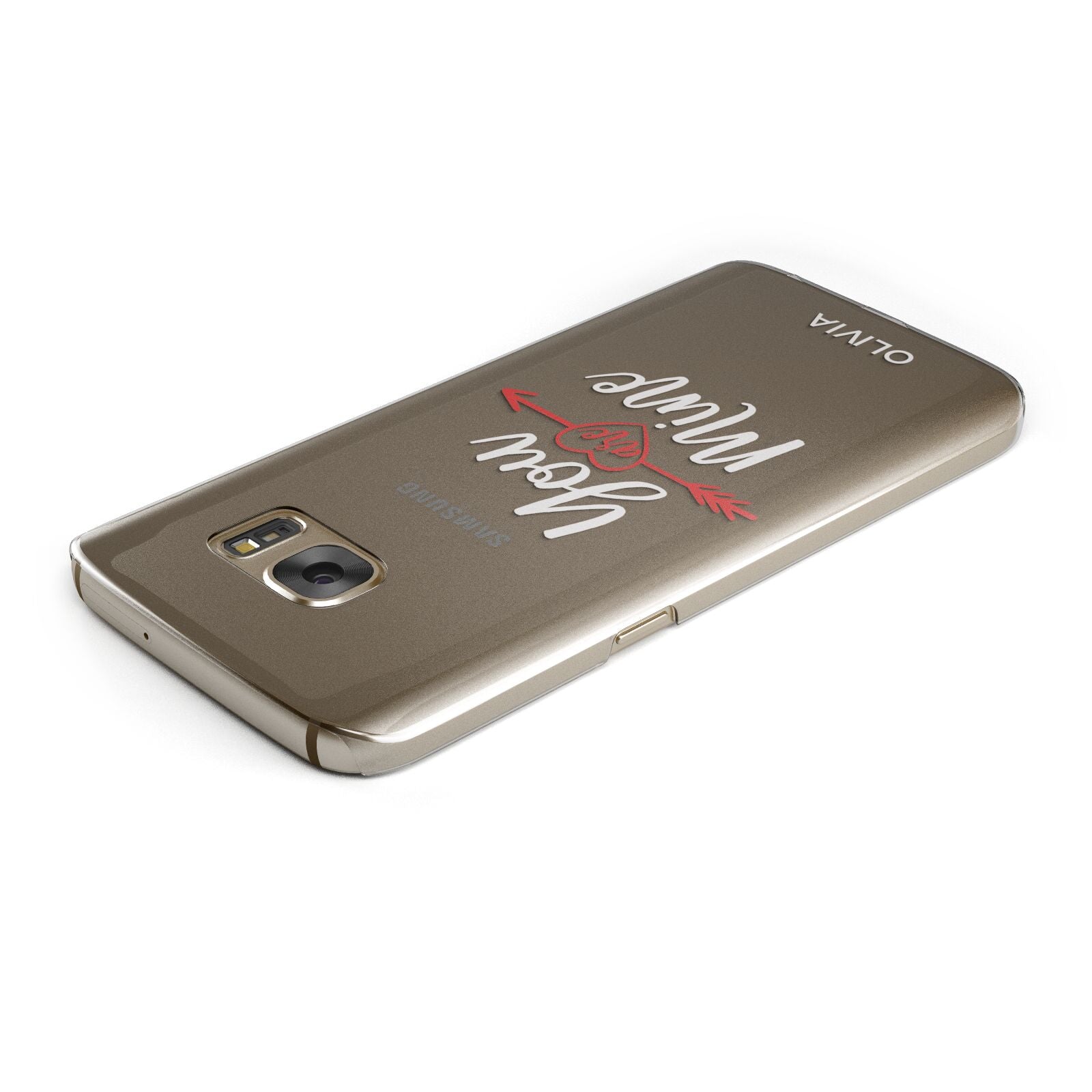 You Are Mine Personalised Samsung Galaxy Case Top Cutout