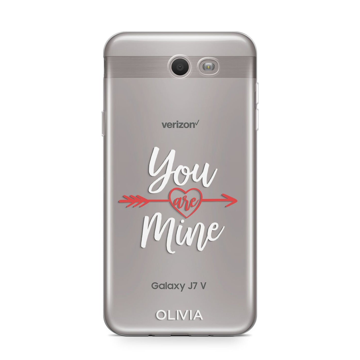 You Are Mine Personalised Samsung Galaxy J7 2017 Case