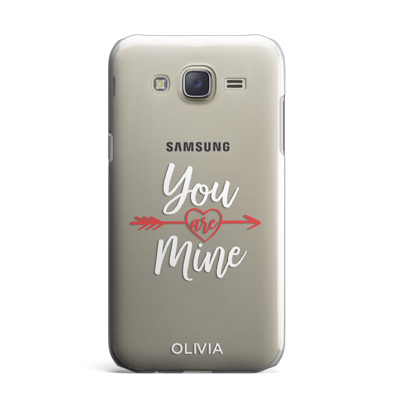 You Are Mine Personalised Samsung Galaxy J7 Case