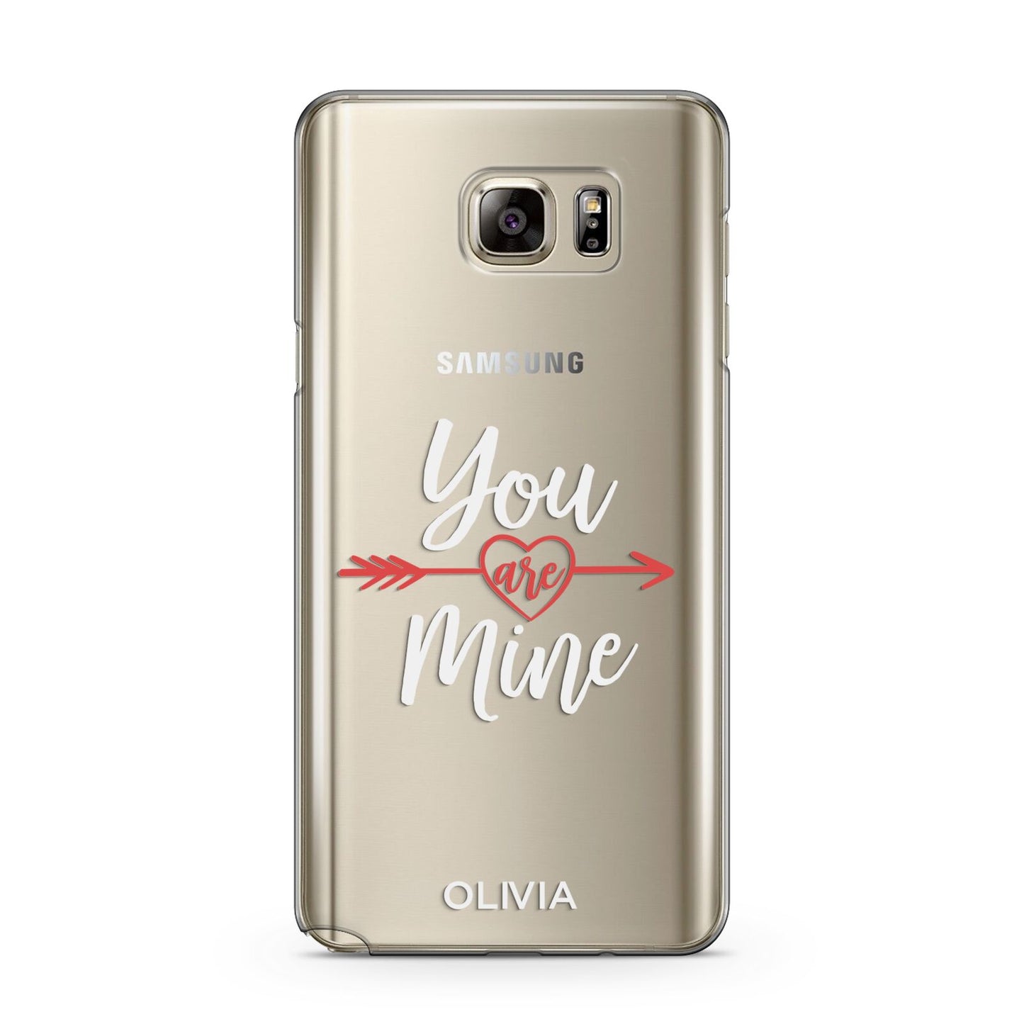 You Are Mine Personalised Samsung Galaxy Note 5 Case