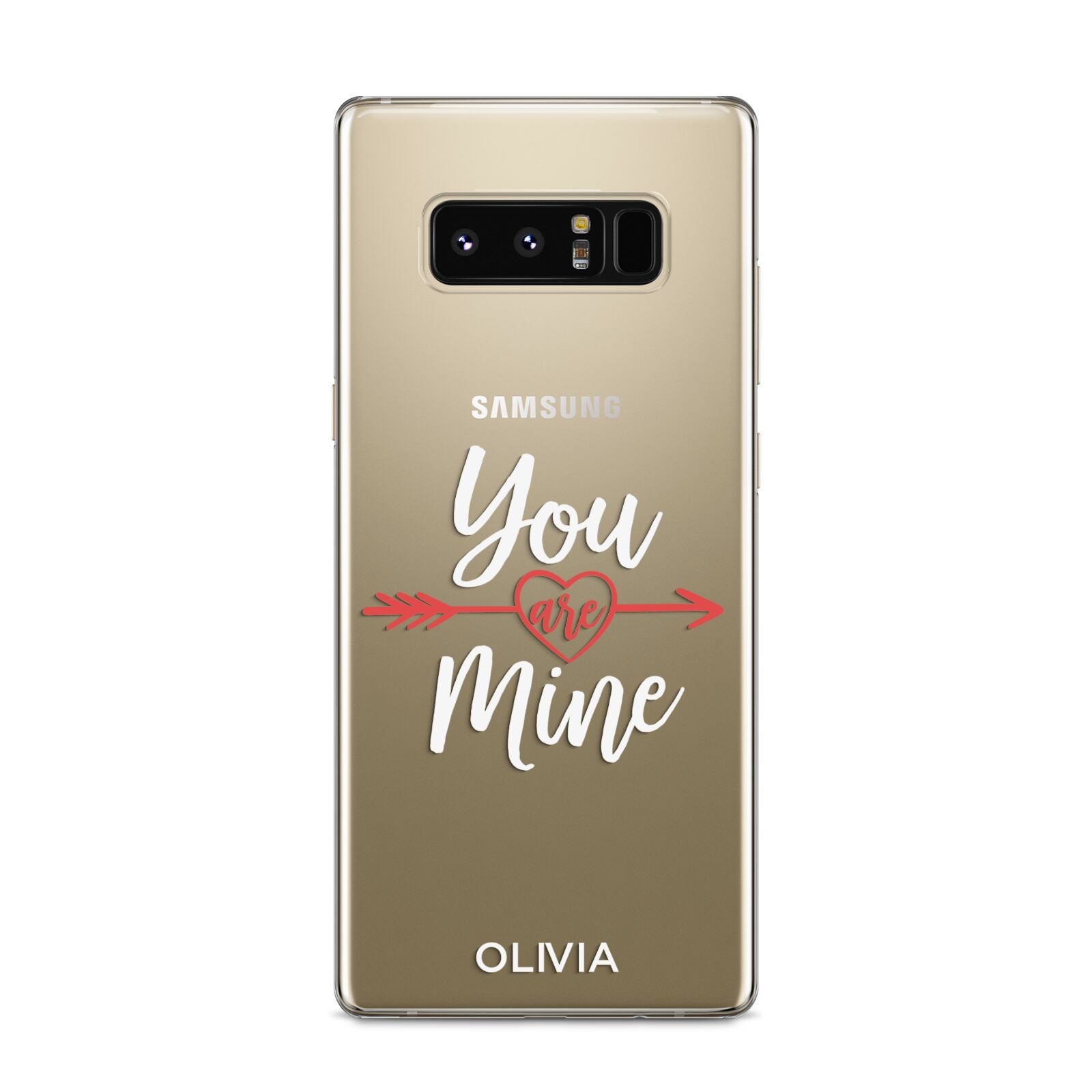 You Are Mine Personalised Samsung Galaxy S8 Case