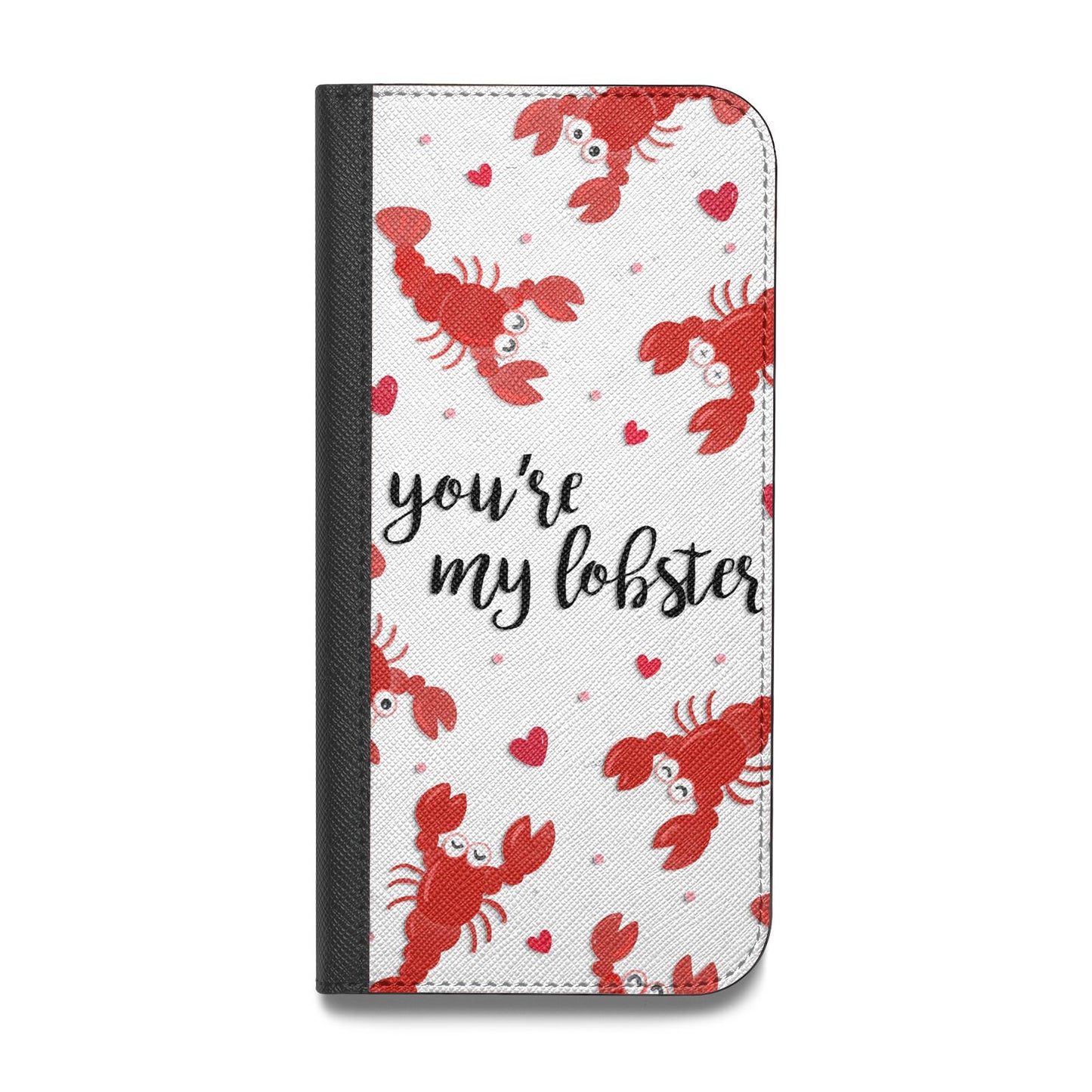 Youre My Lobster Vegan Leather Flip Samsung Case