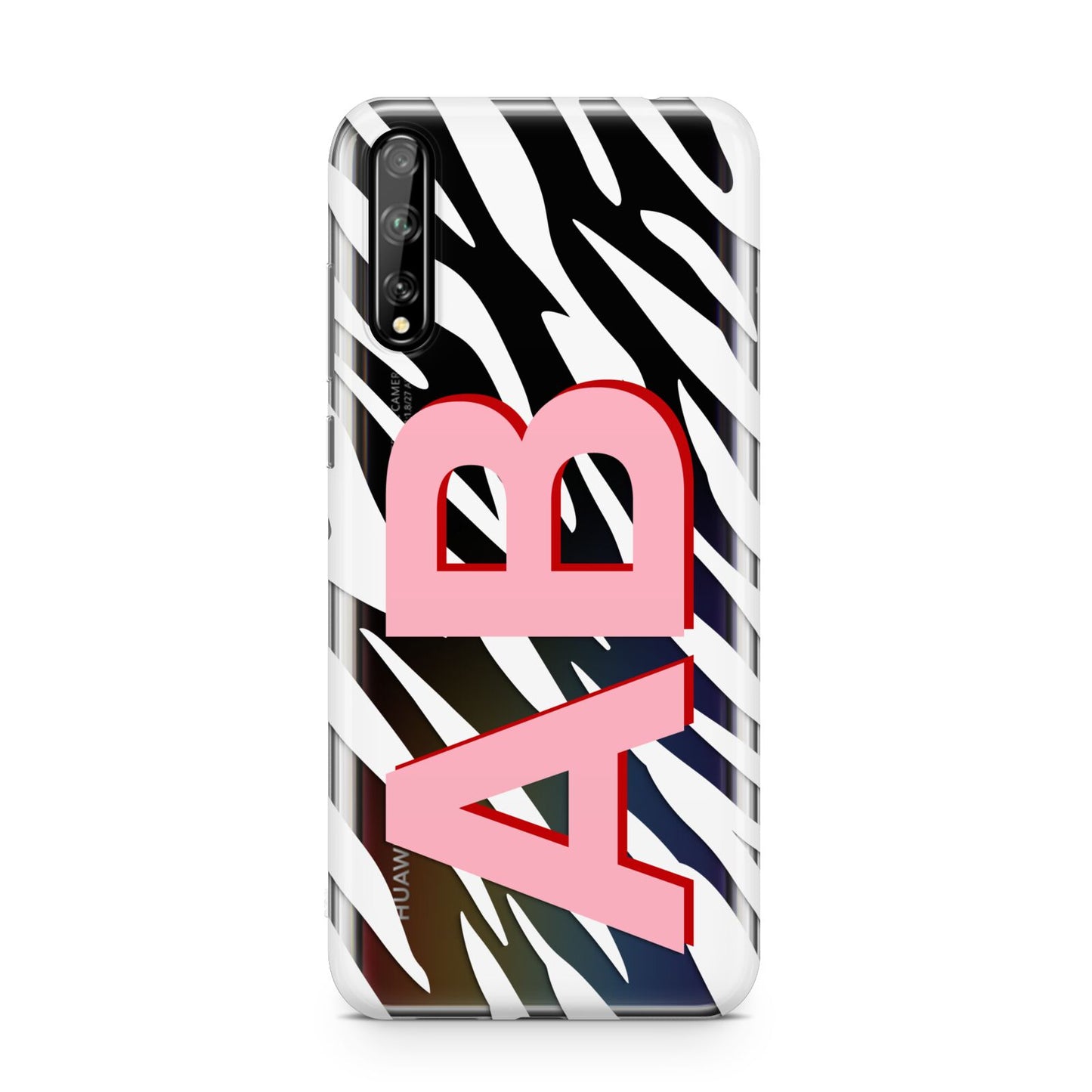 Zebra Initials Huawei Enjoy 10s Phone Case