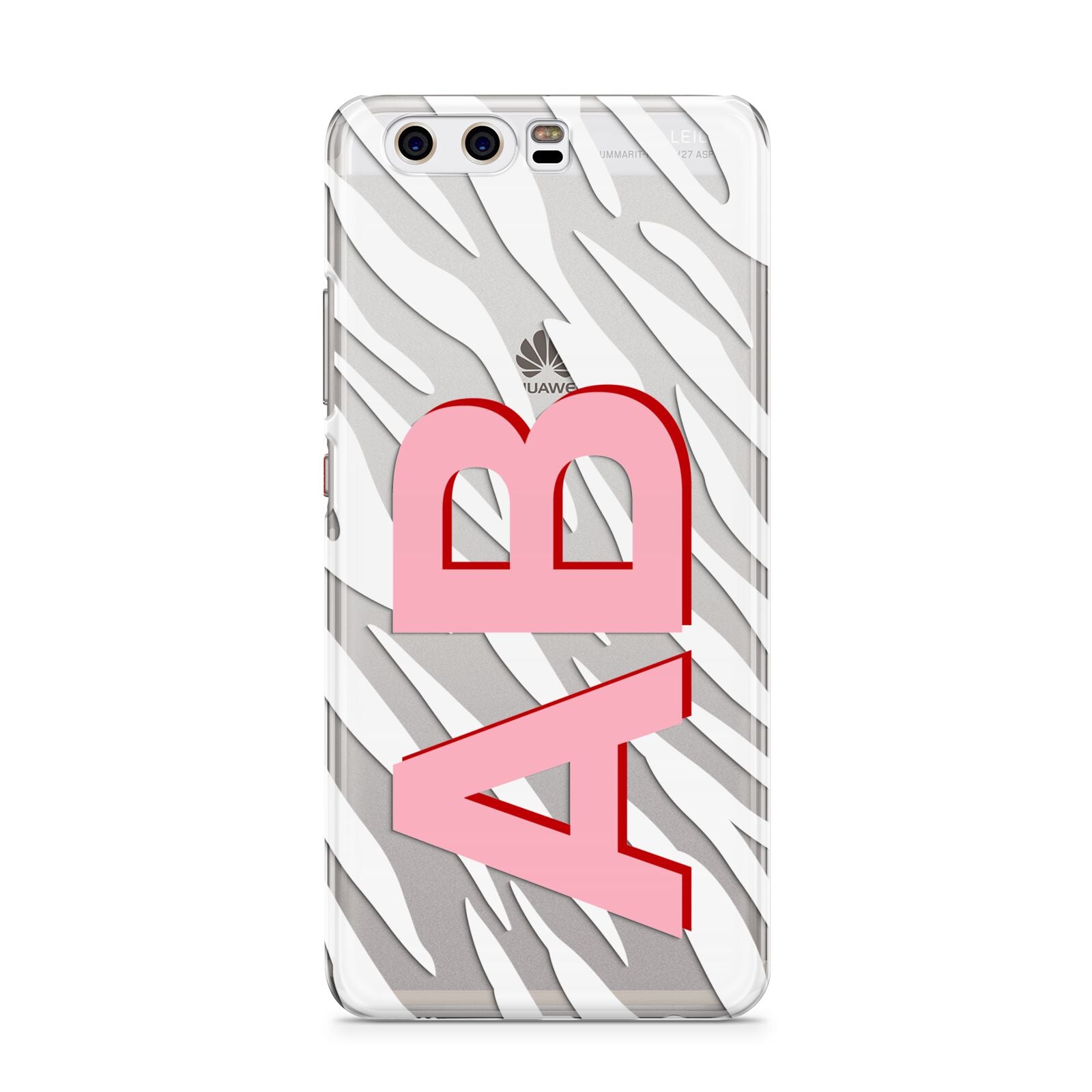 Zebra Initials Huawei P10 Phone Case