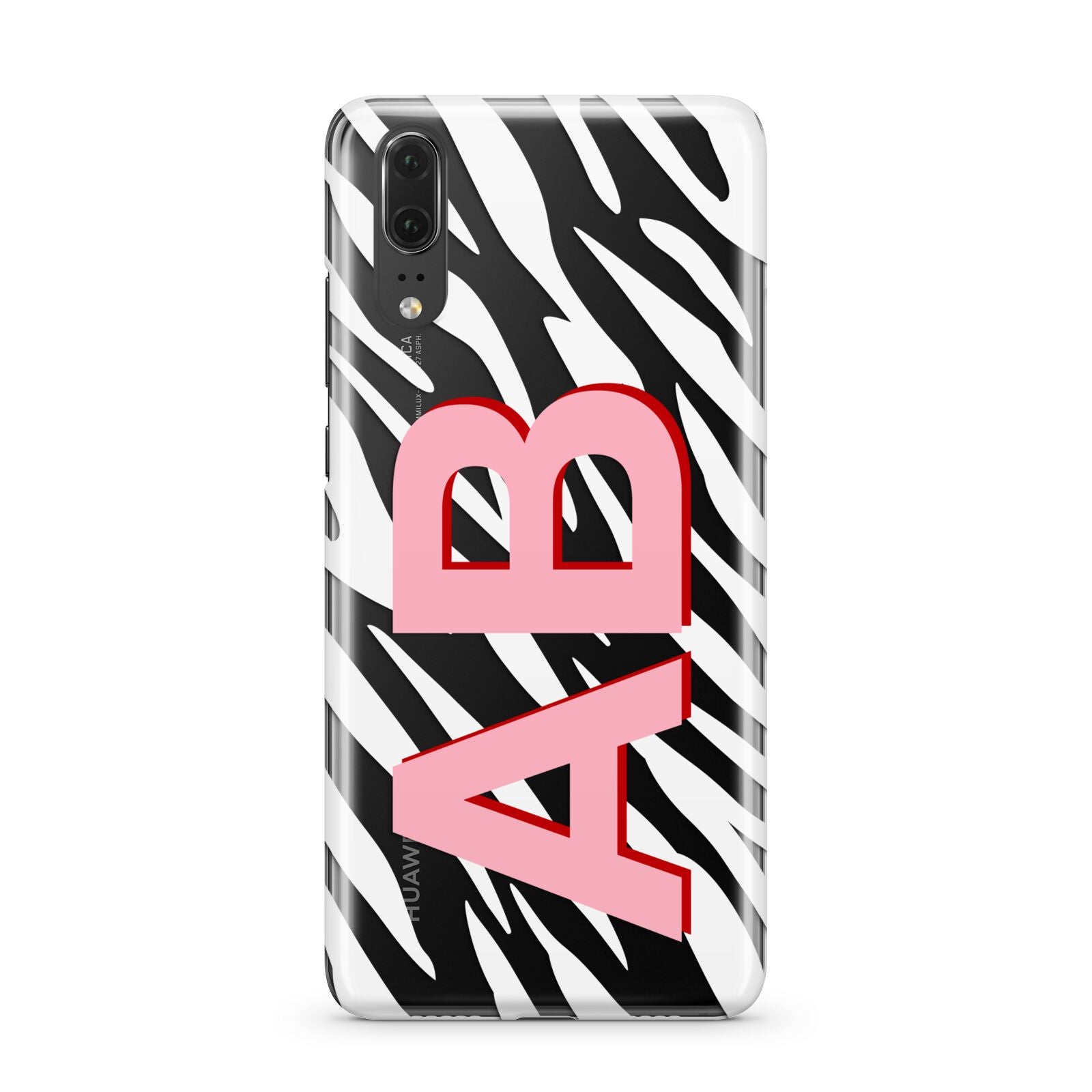 Zebra Initials Huawei P20 Phone Case