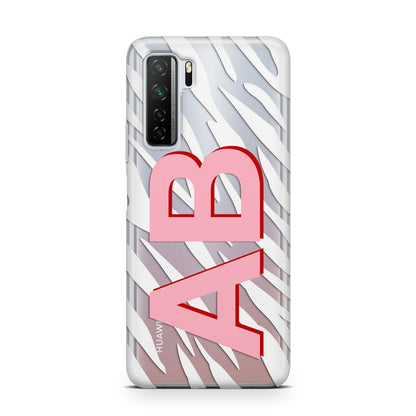 Zebra Initials Huawei P40 Lite 5G Phone Case