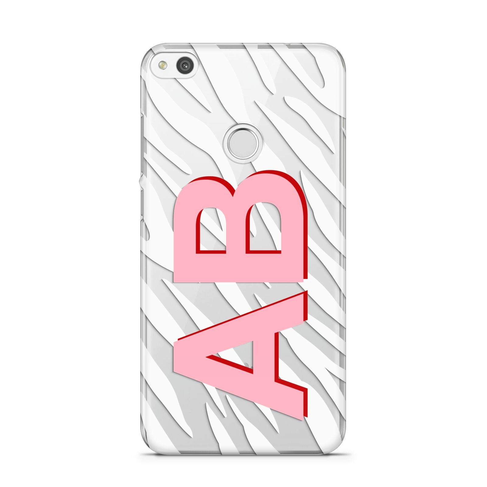 Zebra Initials Huawei P8 Lite Case