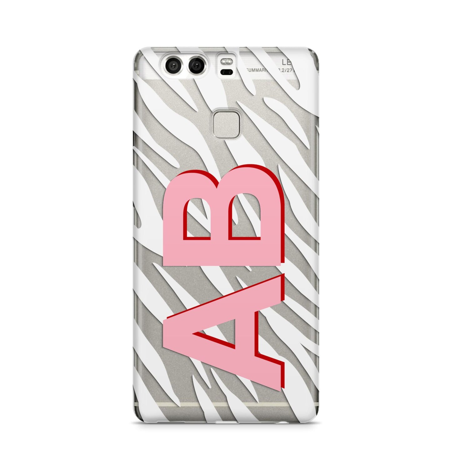 Zebra Initials Huawei P9 Case