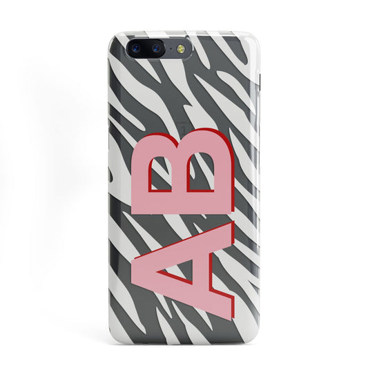 Zebra Initials OnePlus Case