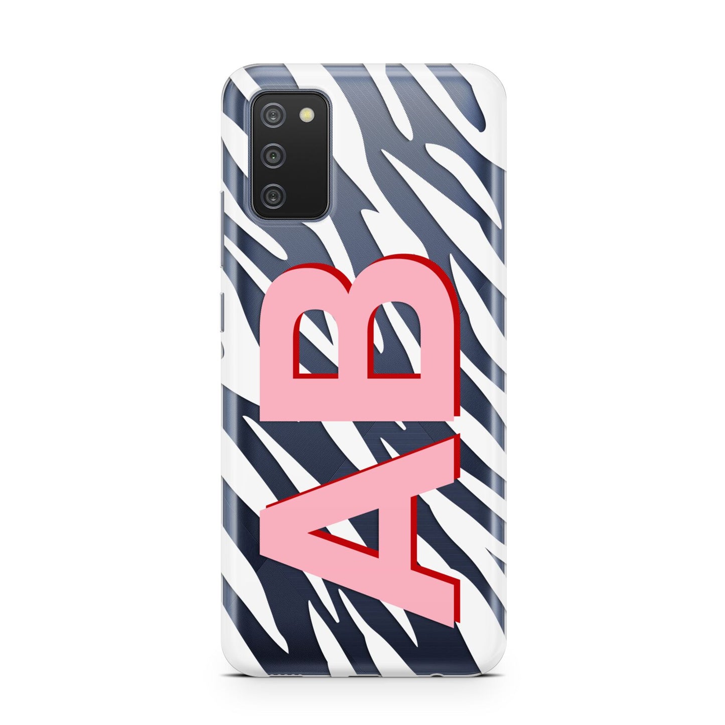 Zebra Initials Samsung A02s Case