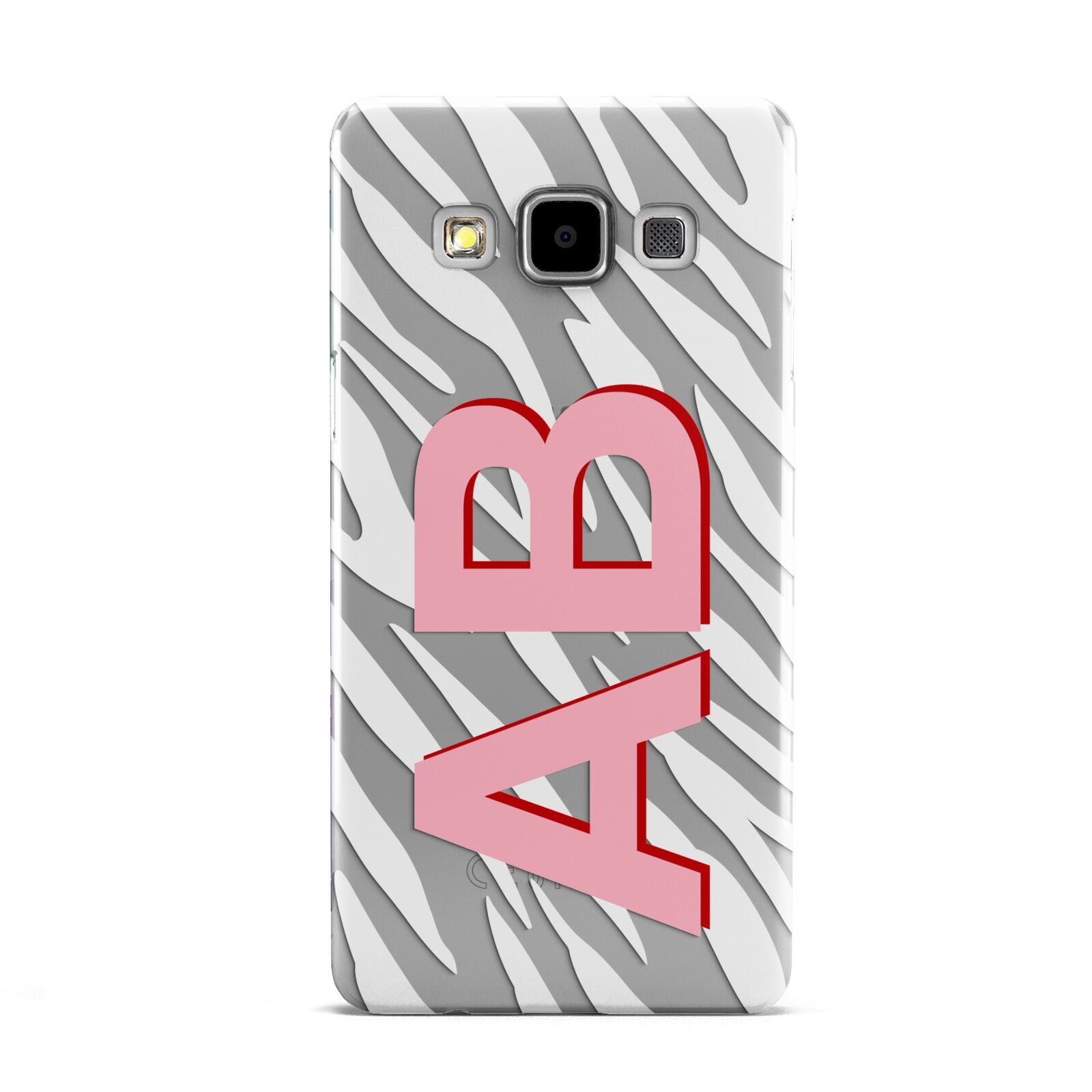 Zebra Initials Samsung Galaxy A5 Case