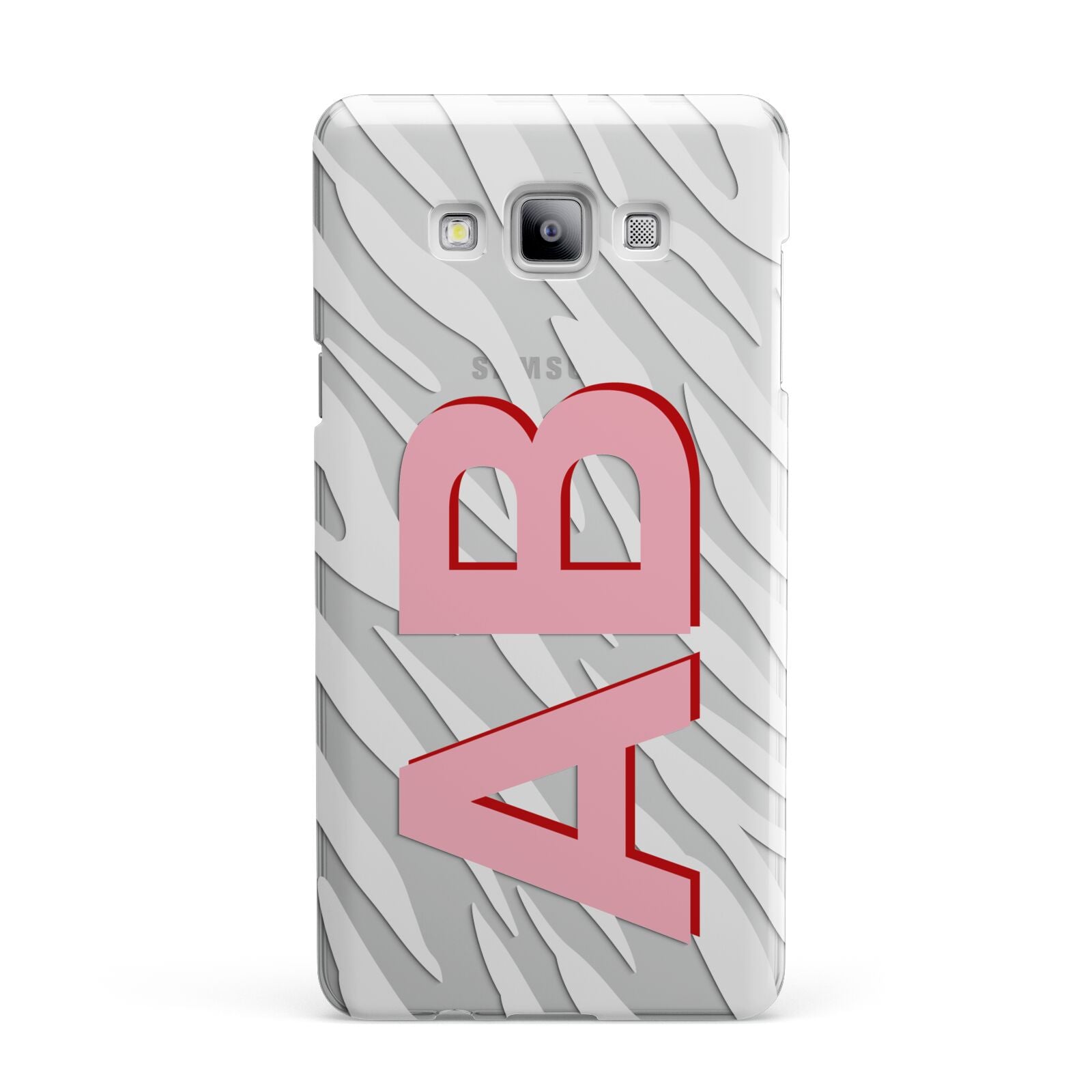 Zebra Initials Samsung Galaxy A7 2015 Case