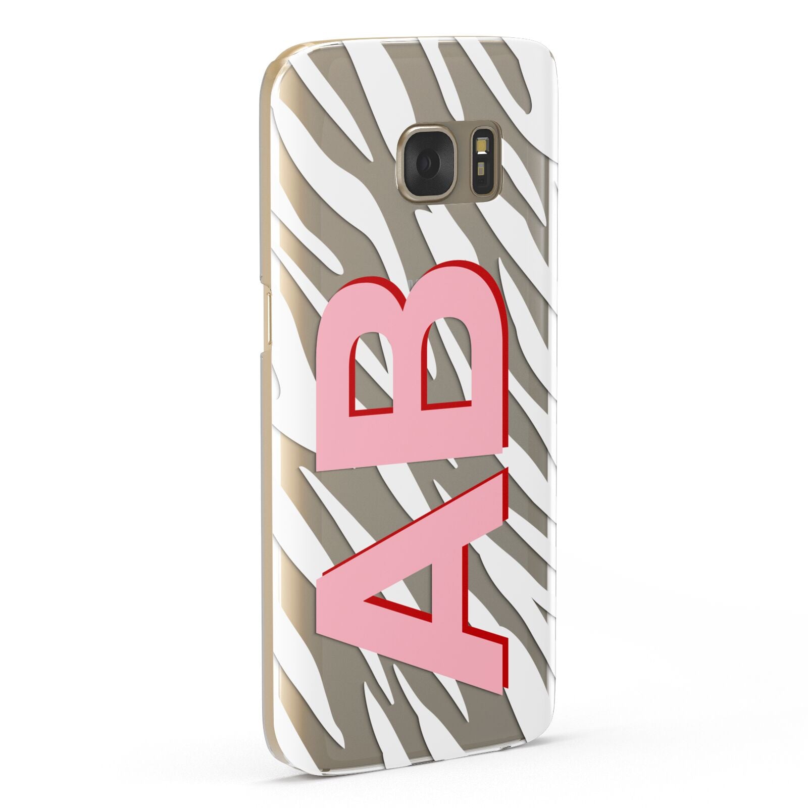 Zebra Initials Samsung Galaxy Case Fourty Five Degrees