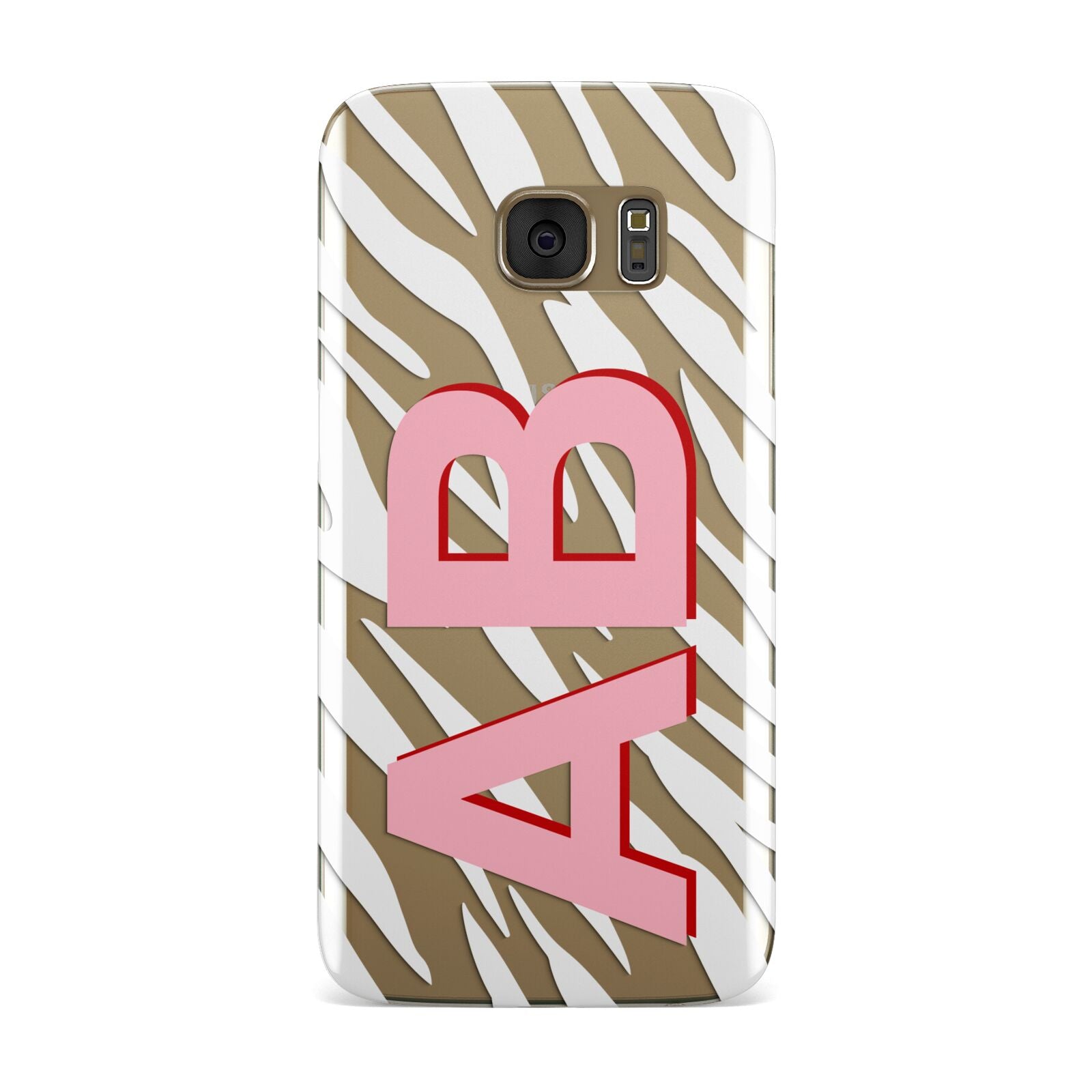 Zebra Initials Samsung Galaxy Case