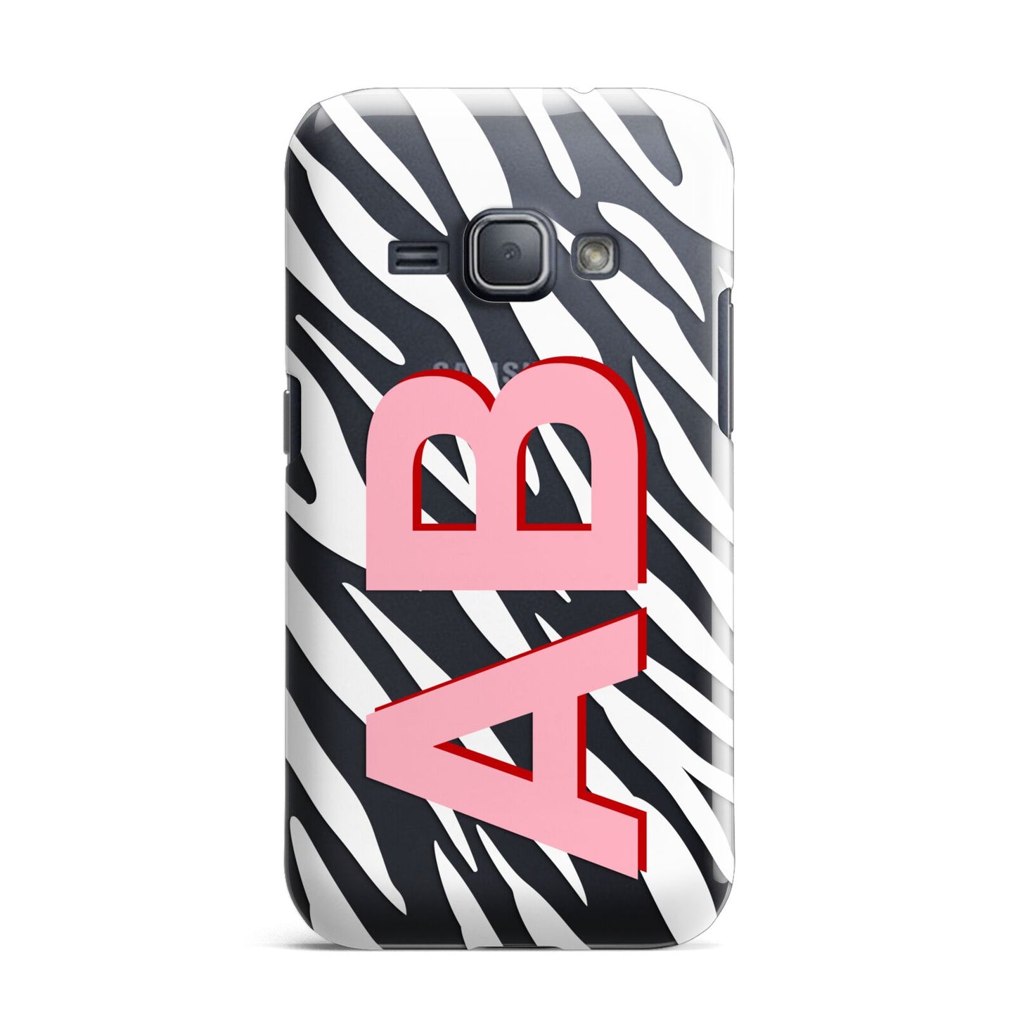 Zebra Initials Samsung Galaxy J1 2016 Case