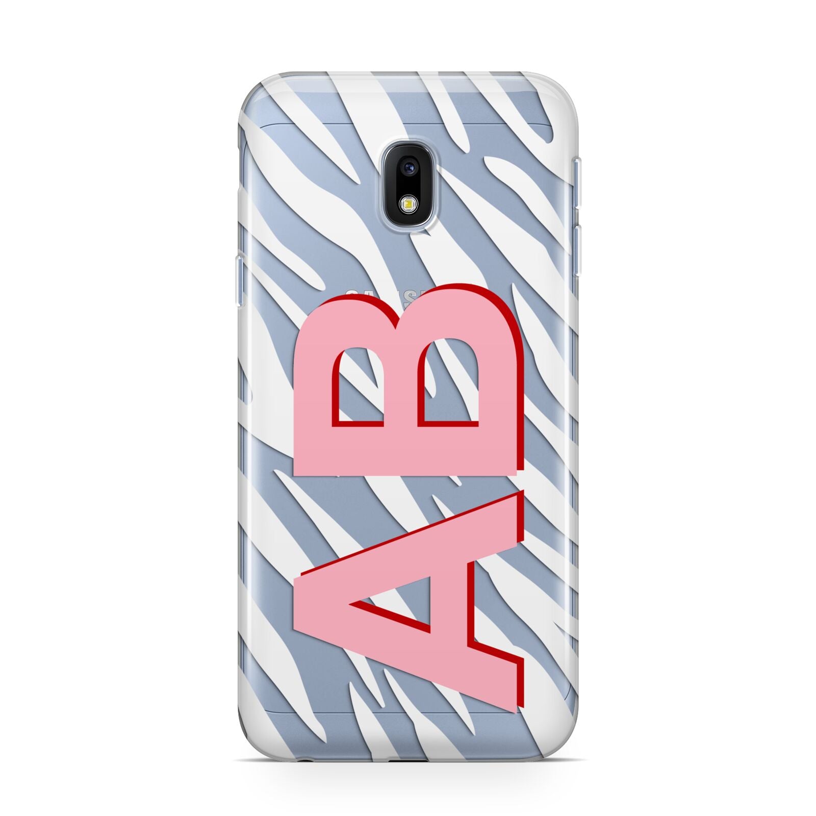 Zebra Initials Samsung Galaxy J3 2017 Case