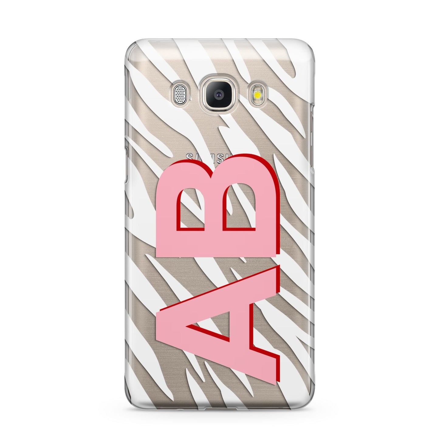 Zebra Initials Samsung Galaxy J5 2016 Case