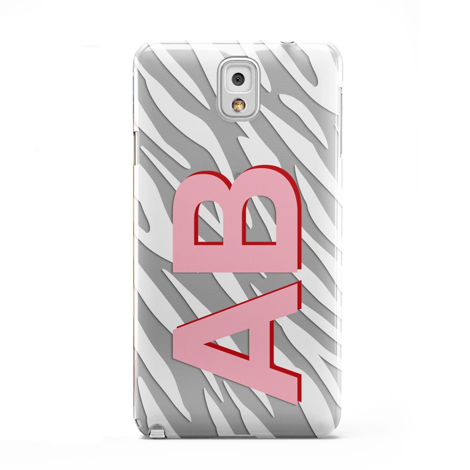 Zebra Initials Samsung Galaxy Note 3 Case