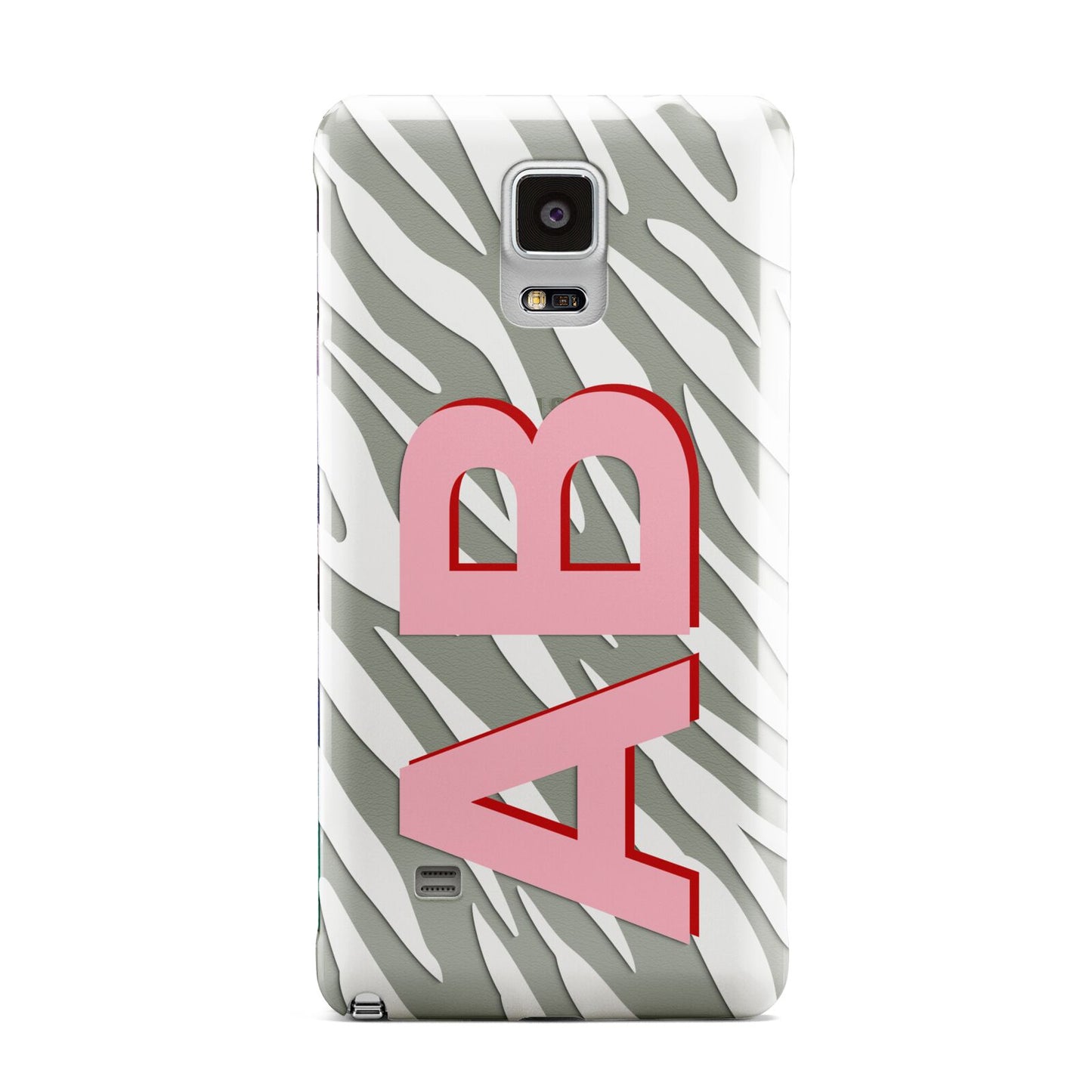 Zebra Initials Samsung Galaxy Note 4 Case