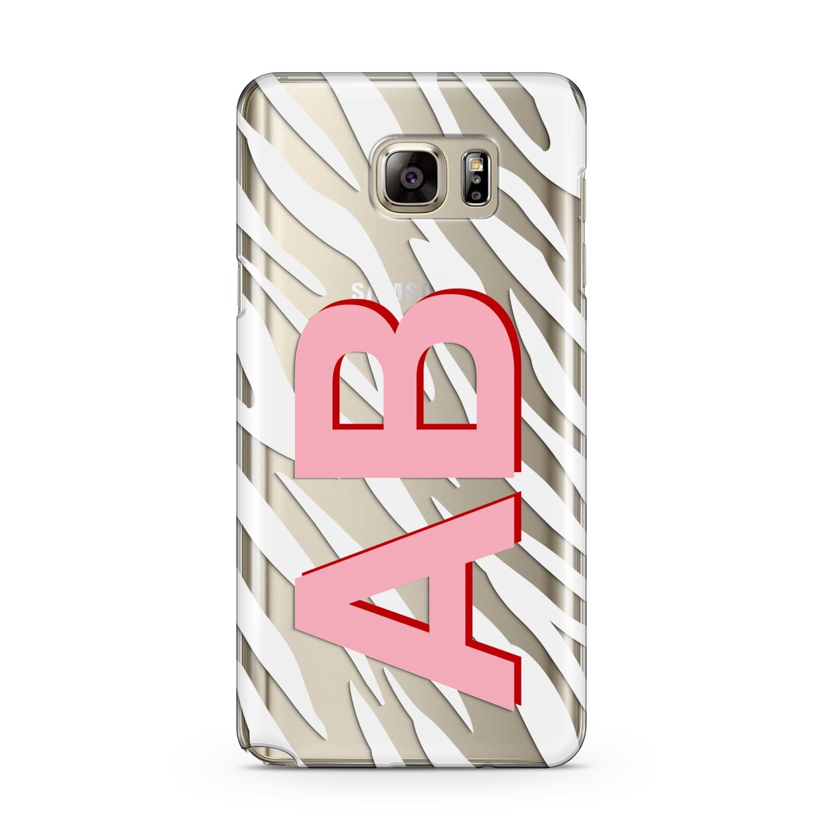 Zebra Initials Samsung Galaxy Note 5 Case