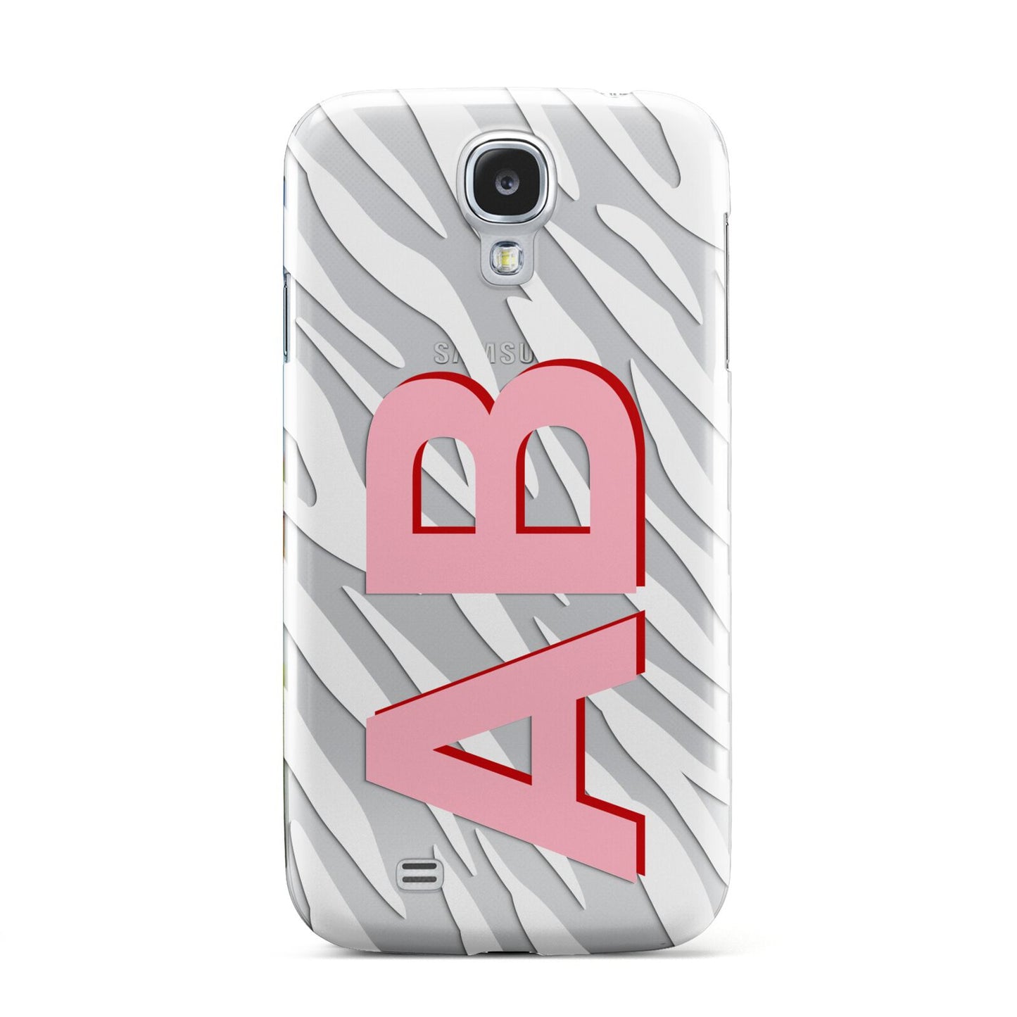 Zebra Initials Samsung Galaxy S4 Case