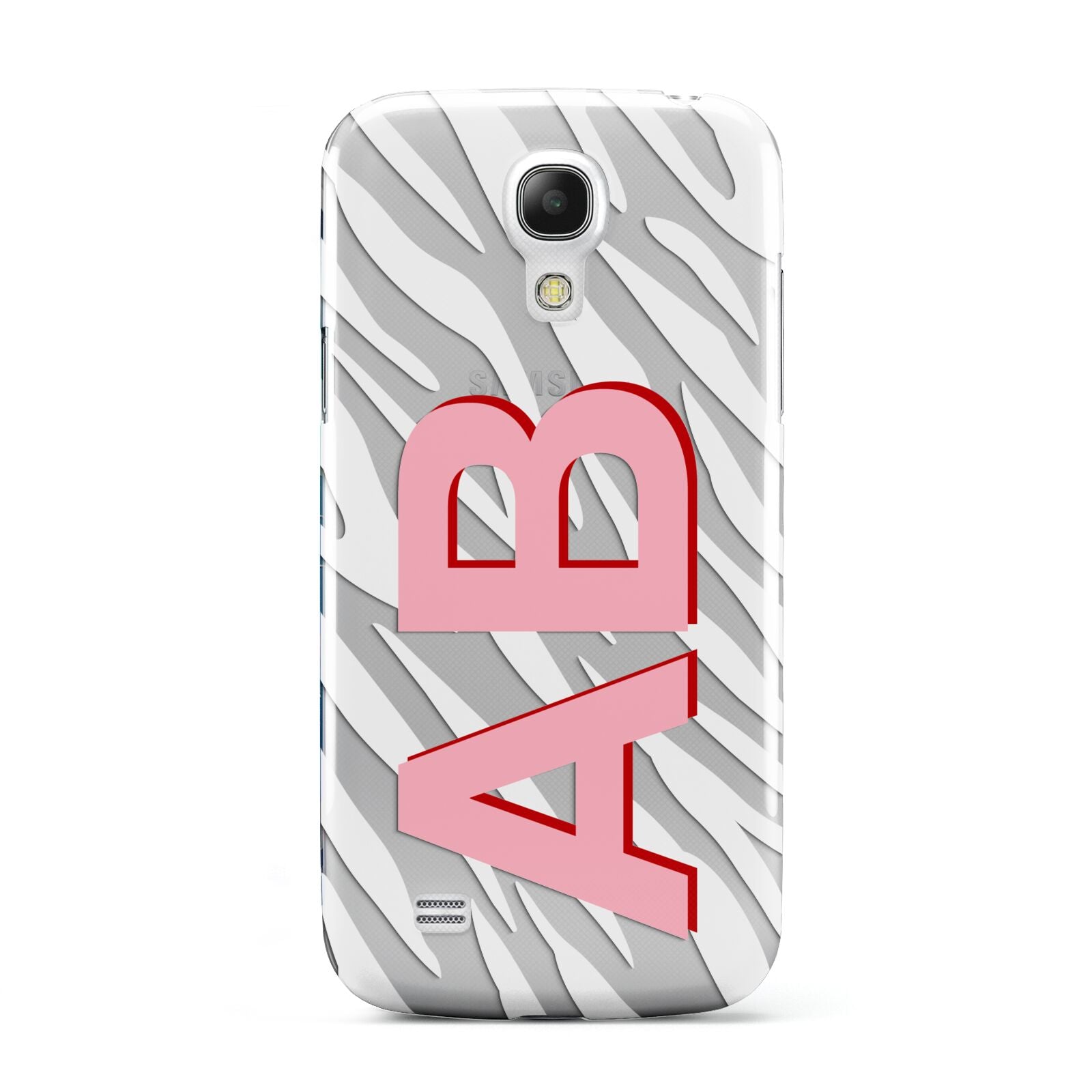 Zebra Initials Samsung Galaxy S4 Mini Case