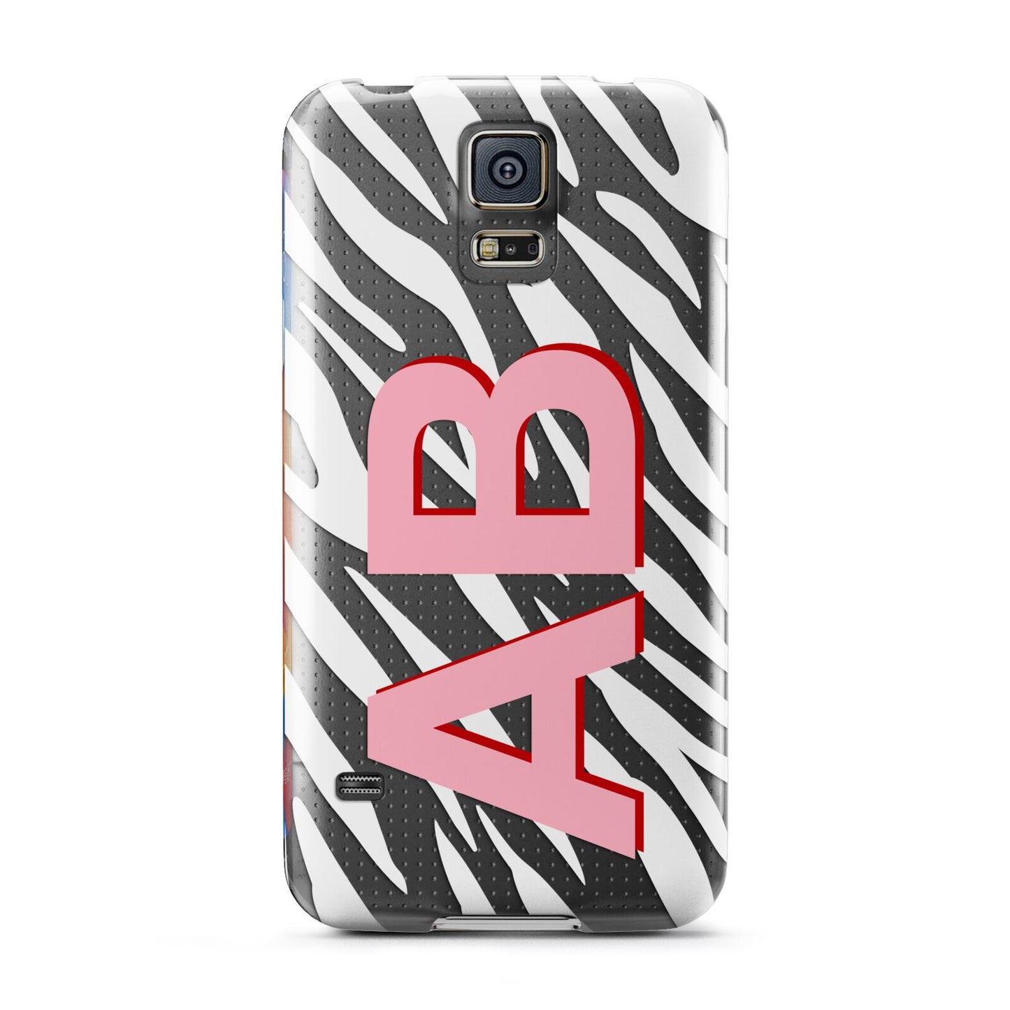 Zebra Initials Samsung Galaxy S5 Case