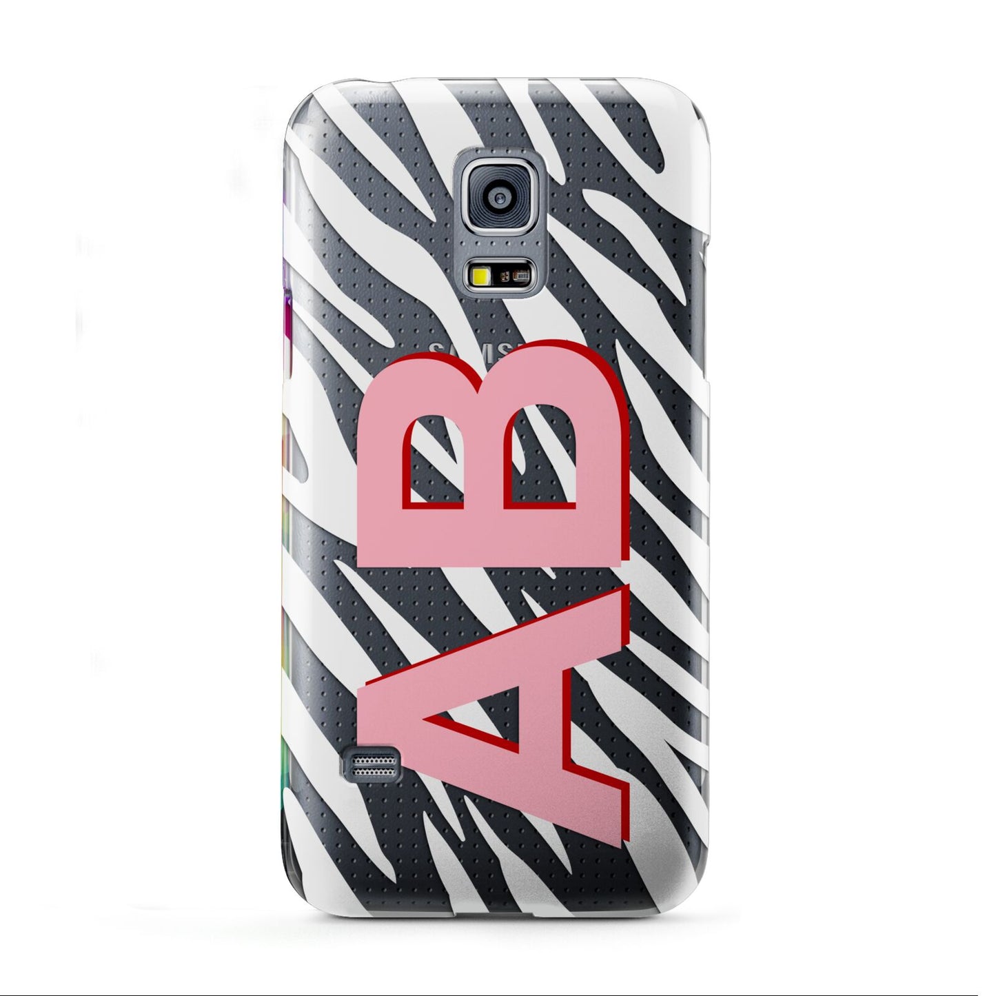 Zebra Initials Samsung Galaxy S5 Mini Case