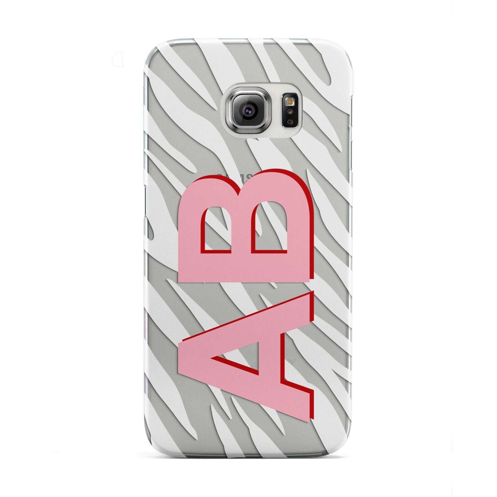 Zebra Initials Samsung Galaxy S6 Edge Case