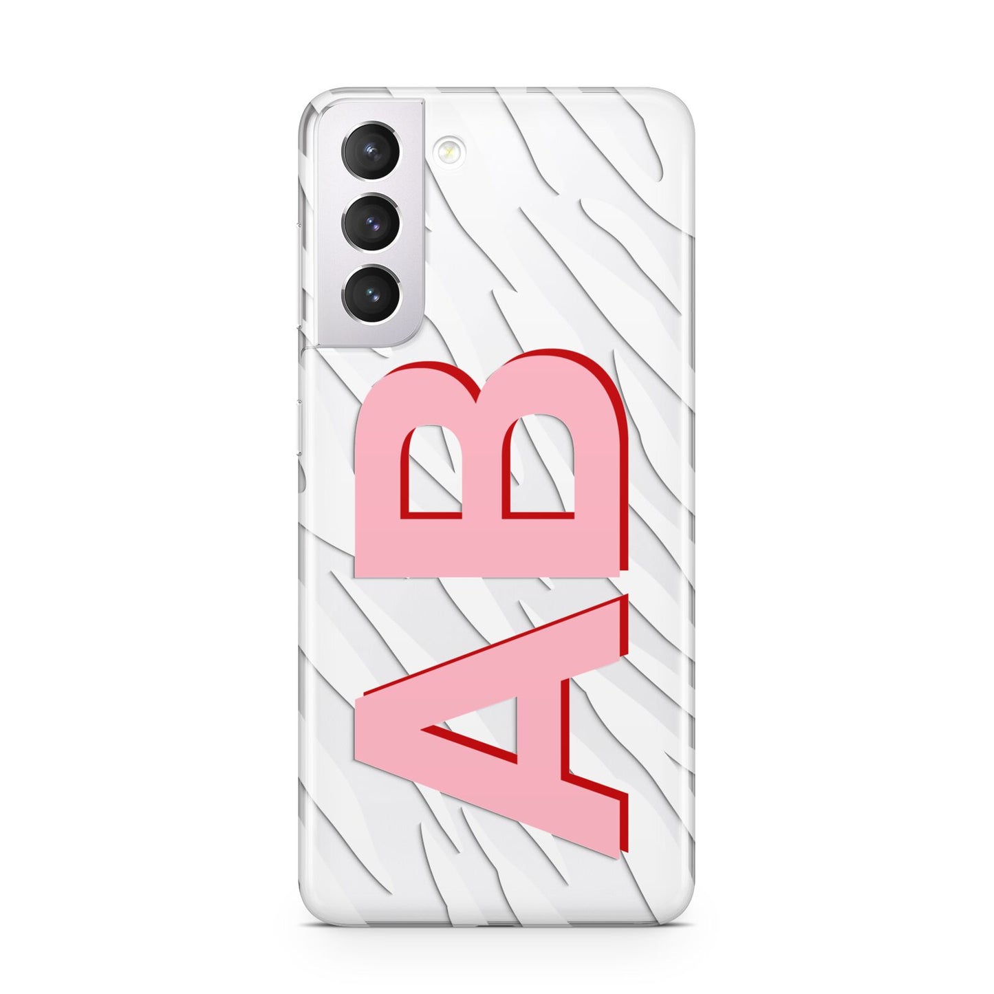 Zebra Initials Samsung S21 Case