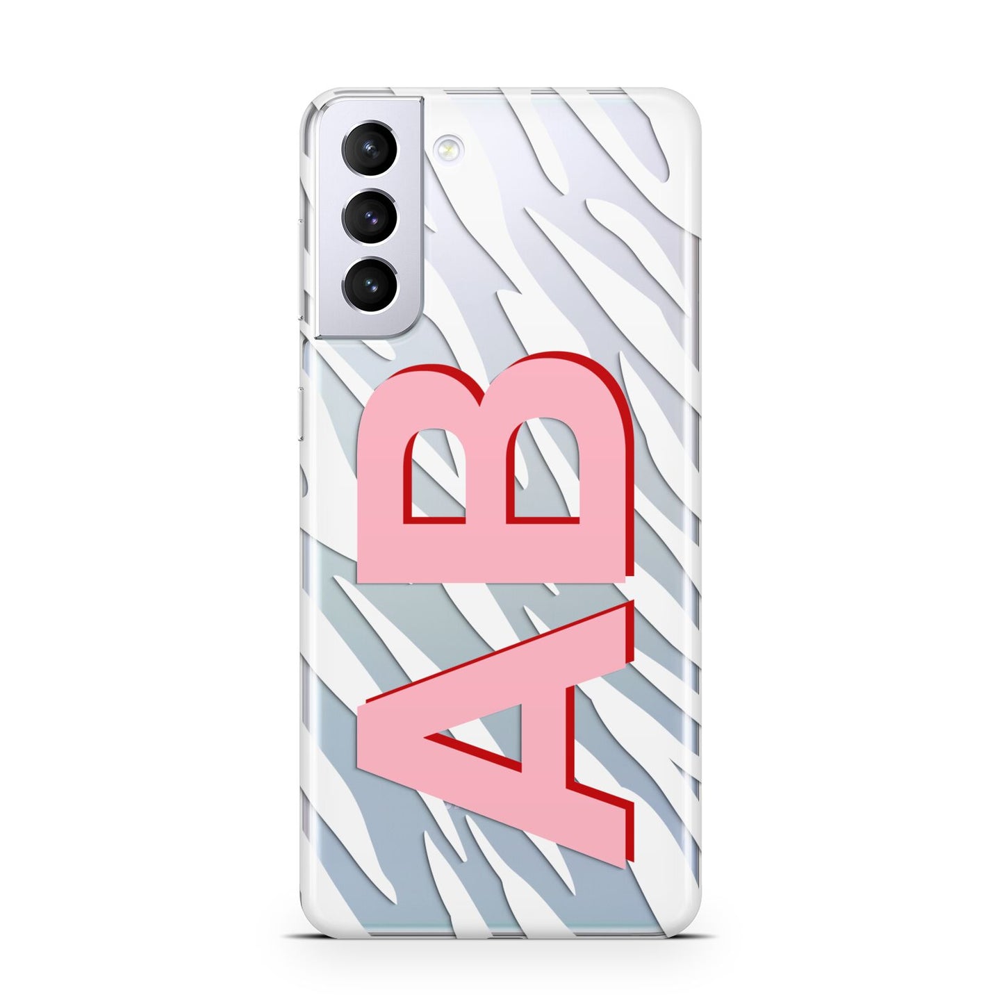 Zebra Initials Samsung S21 Plus Case