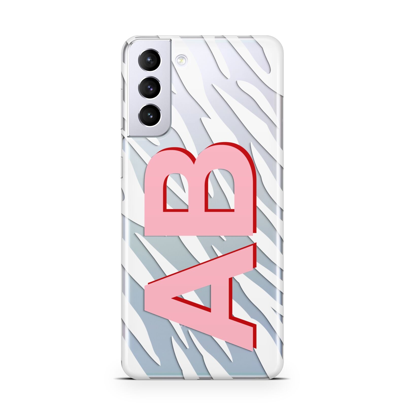 Zebra Initials Samsung S21 Plus Phone Case