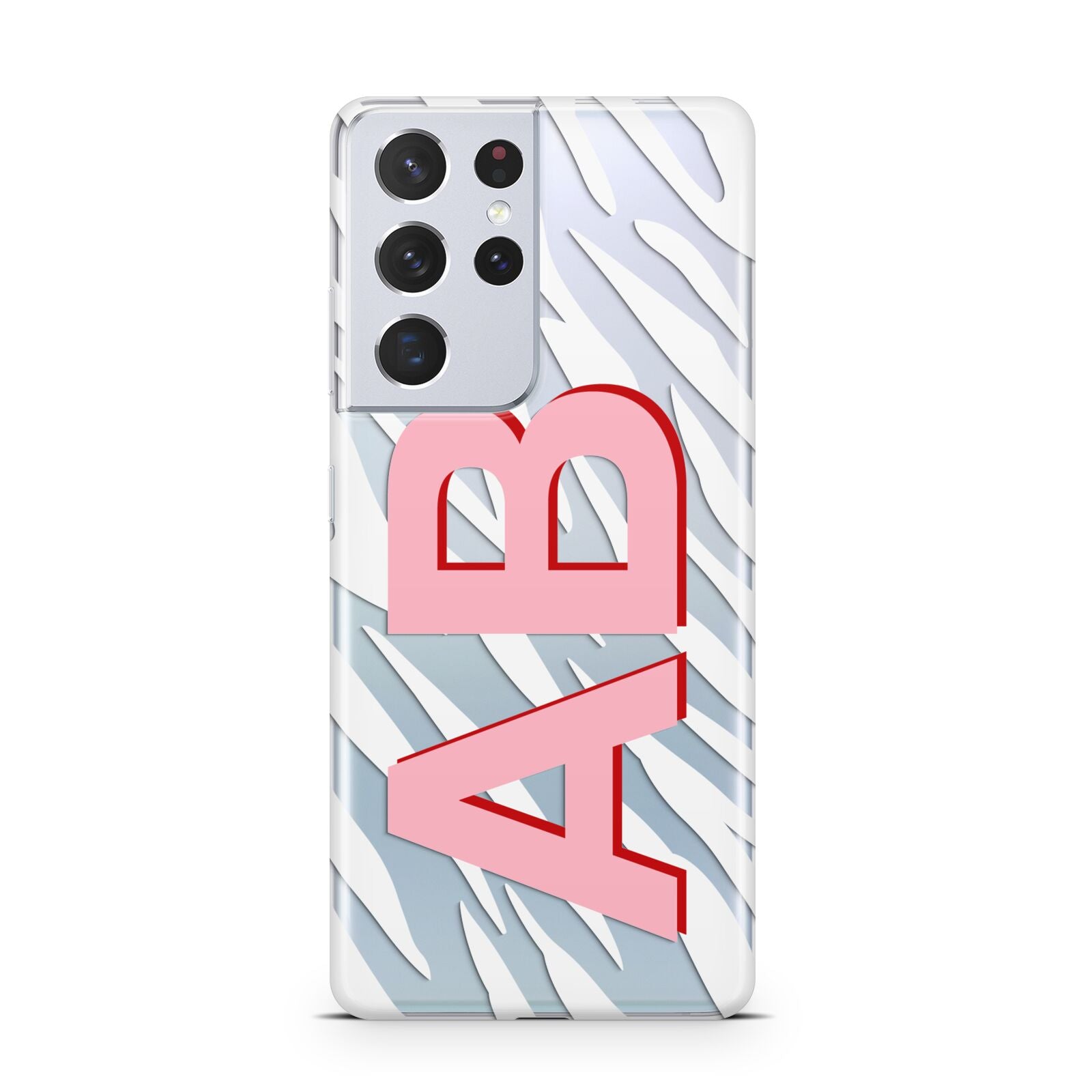 Zebra Initials Samsung S21 Ultra Case