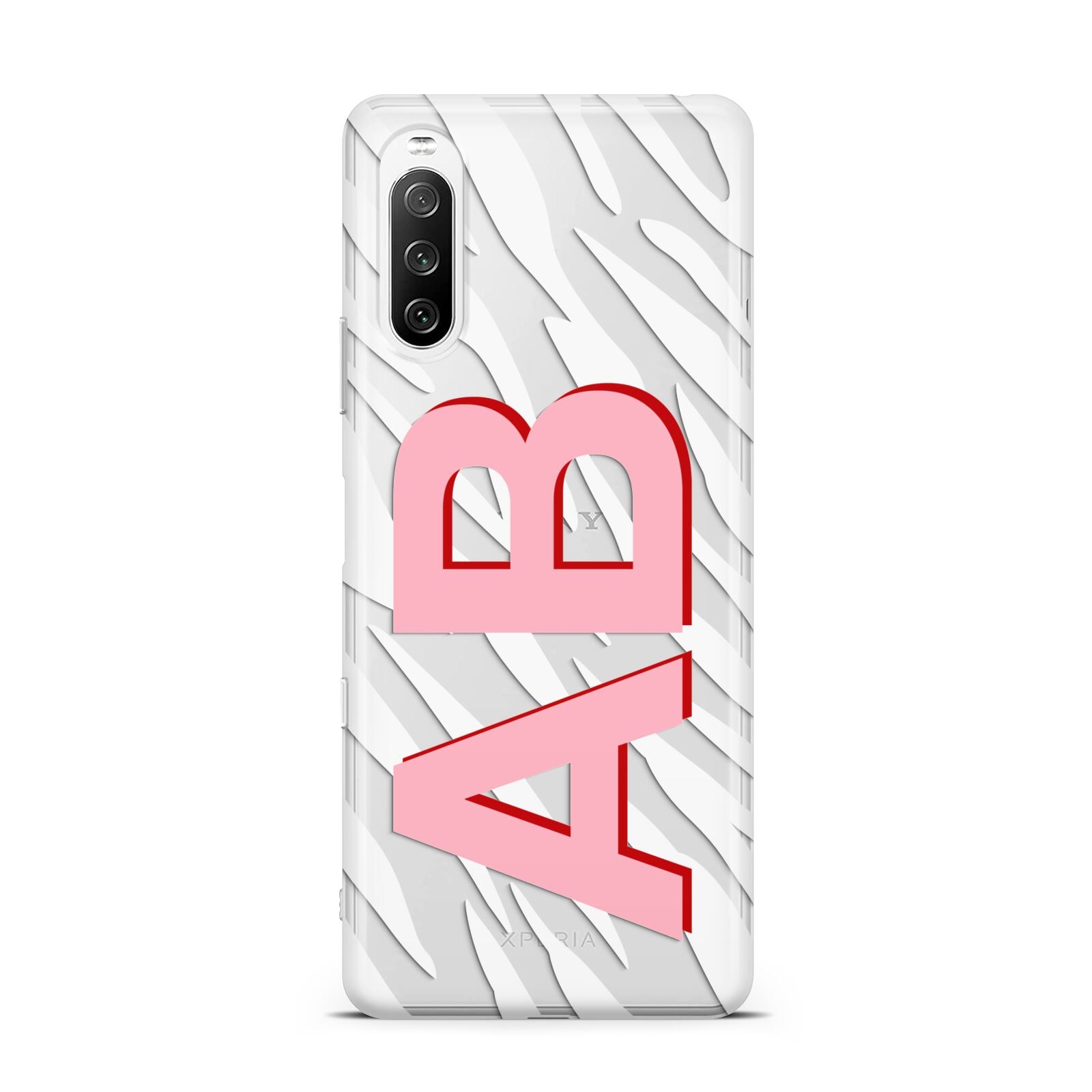 Zebra Initials Sony Xperia 10 III Case