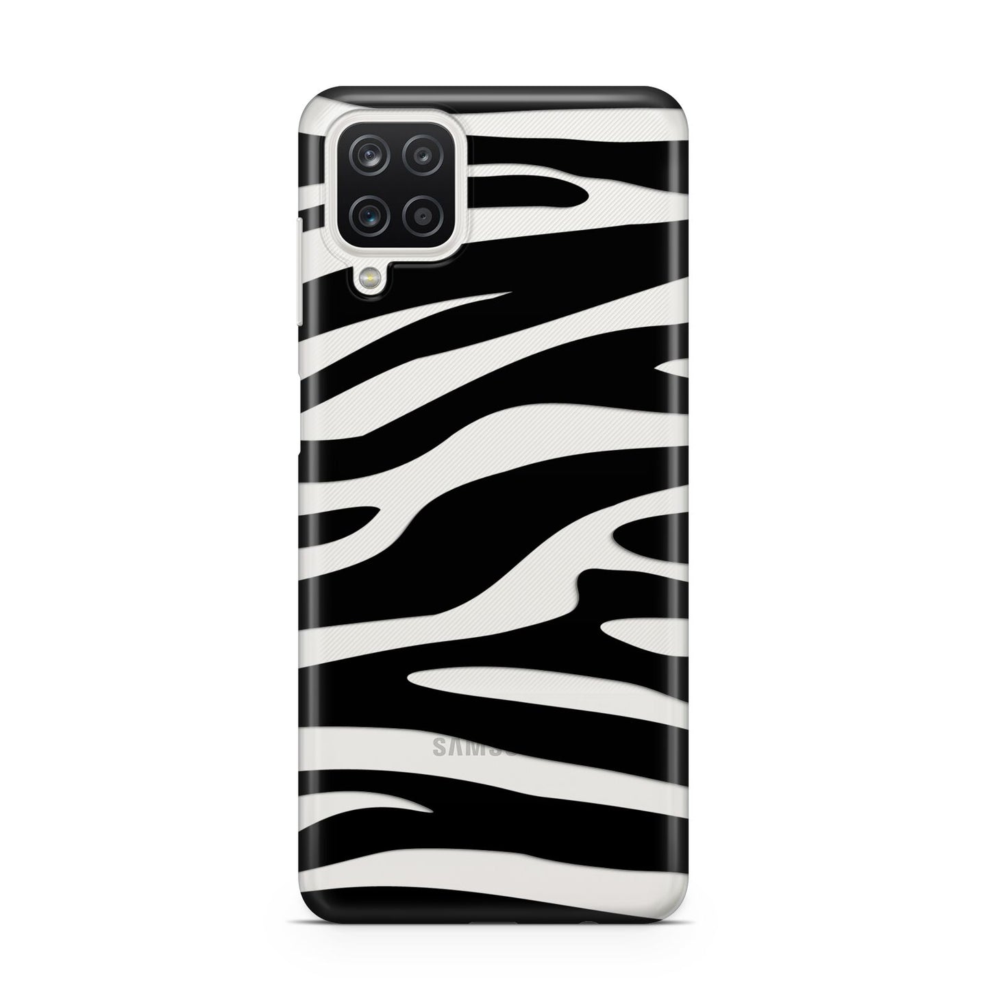 Zebra Print Samsung A12 Case