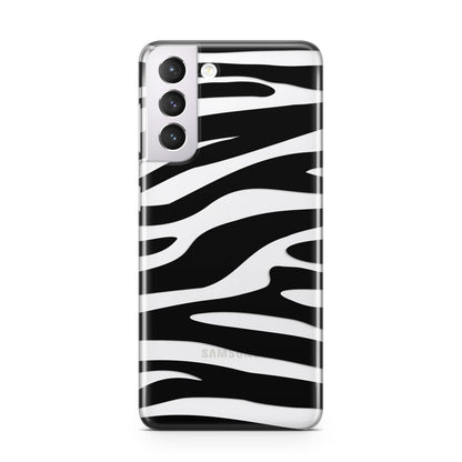 Zebra Print Samsung S21 Case