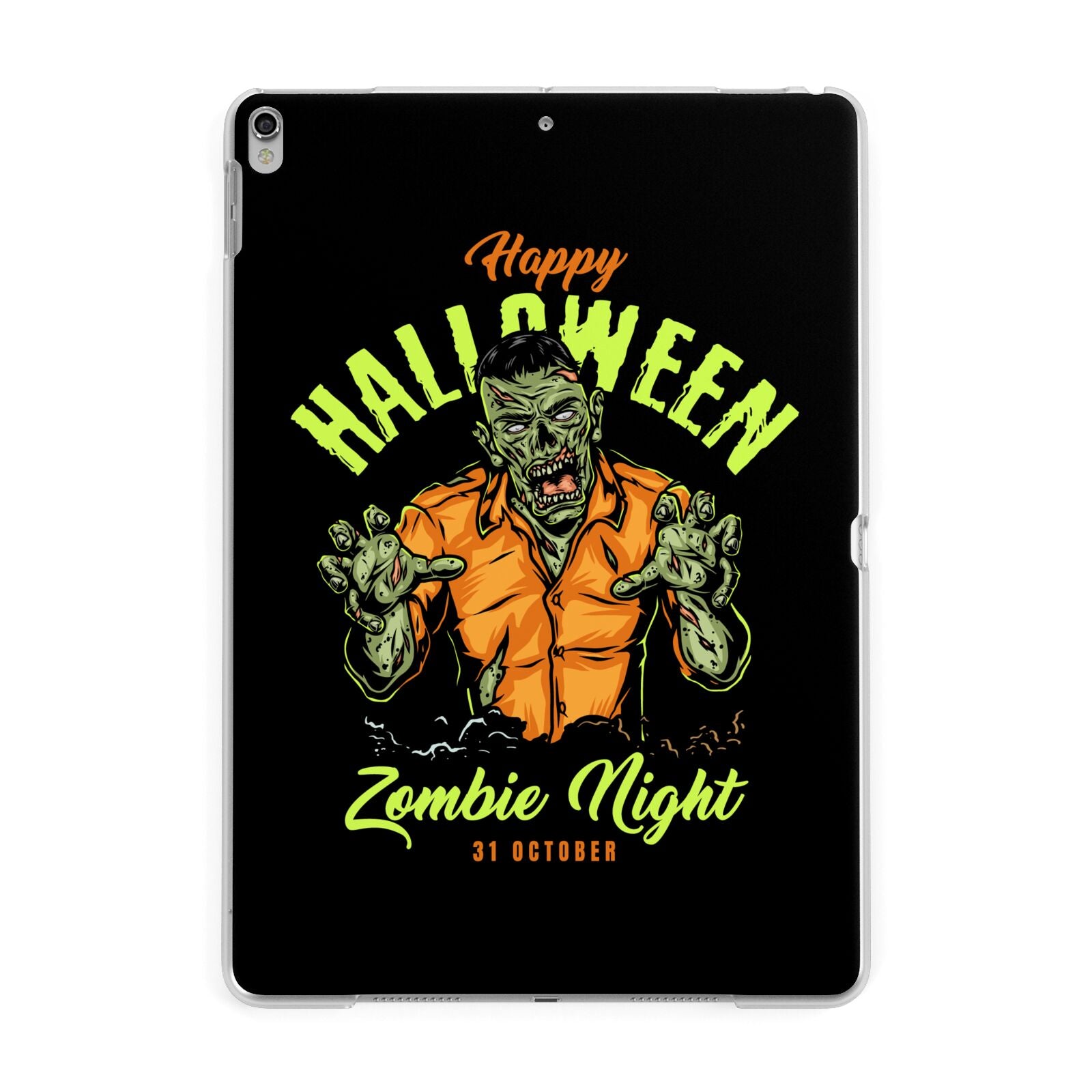 Zombie Apple iPad Silver Case