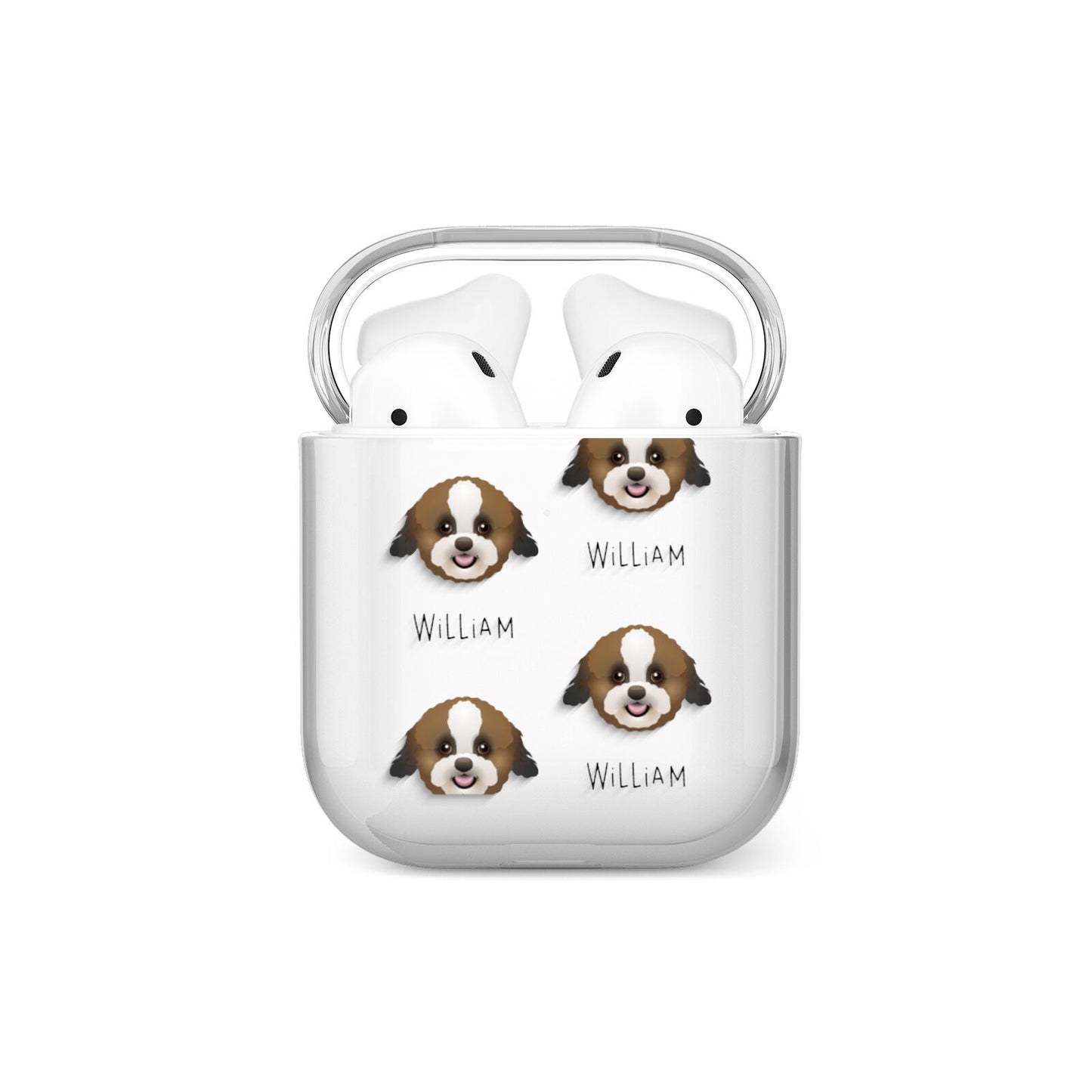 Zuchon Icon with Name AirPods Case